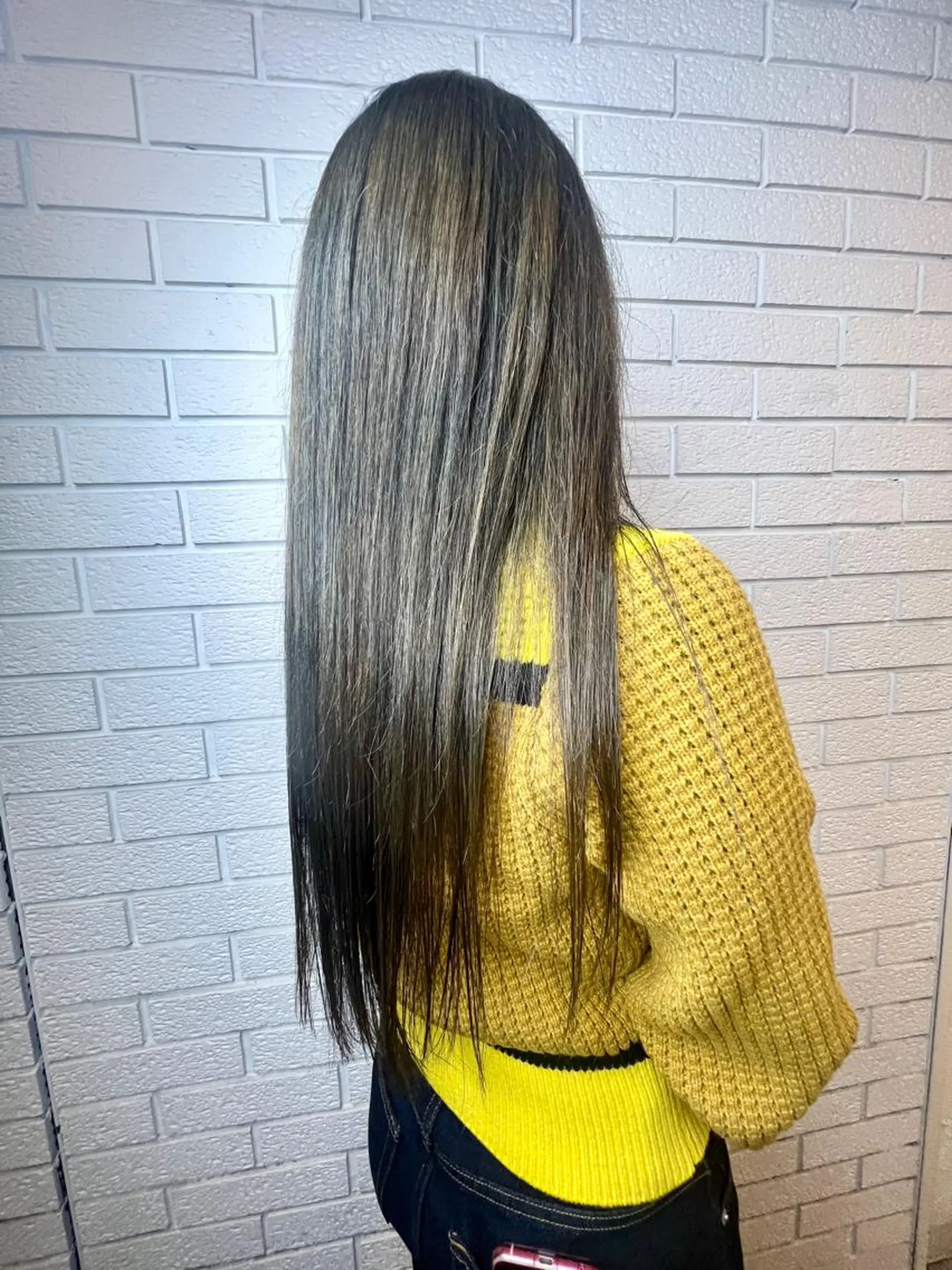 ロング カラー ブリーチ ケアブリーチ 透明感カラー グレージュ ハイライトカラー カット ヘアカラー トリートメント 髪質改善✨艶カラー MASAYAのヘアスタイル