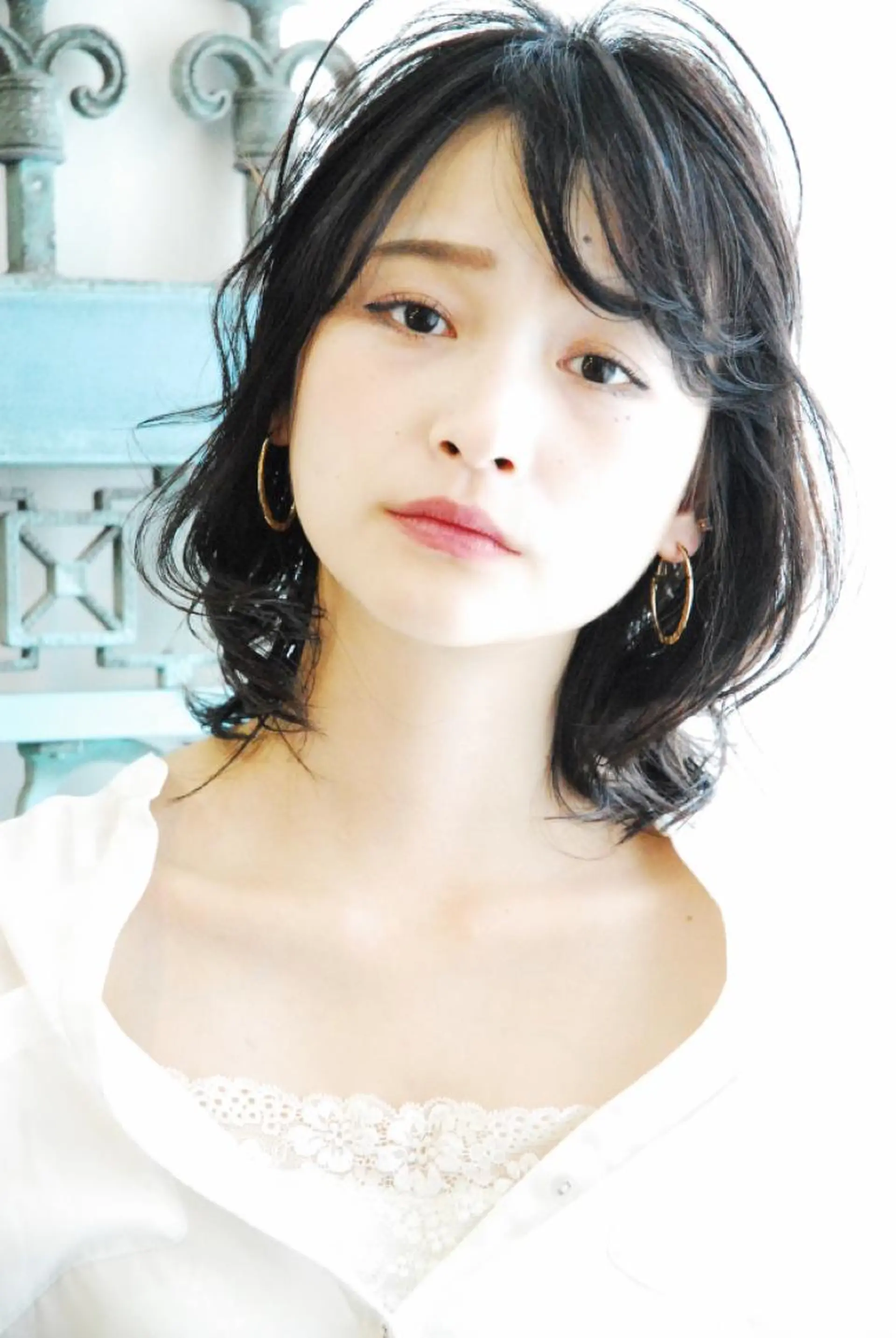 ミディアム カラー パーマ ヘアアレンジ メンズ 表参道Lise おおいしおりのヘアスタイル