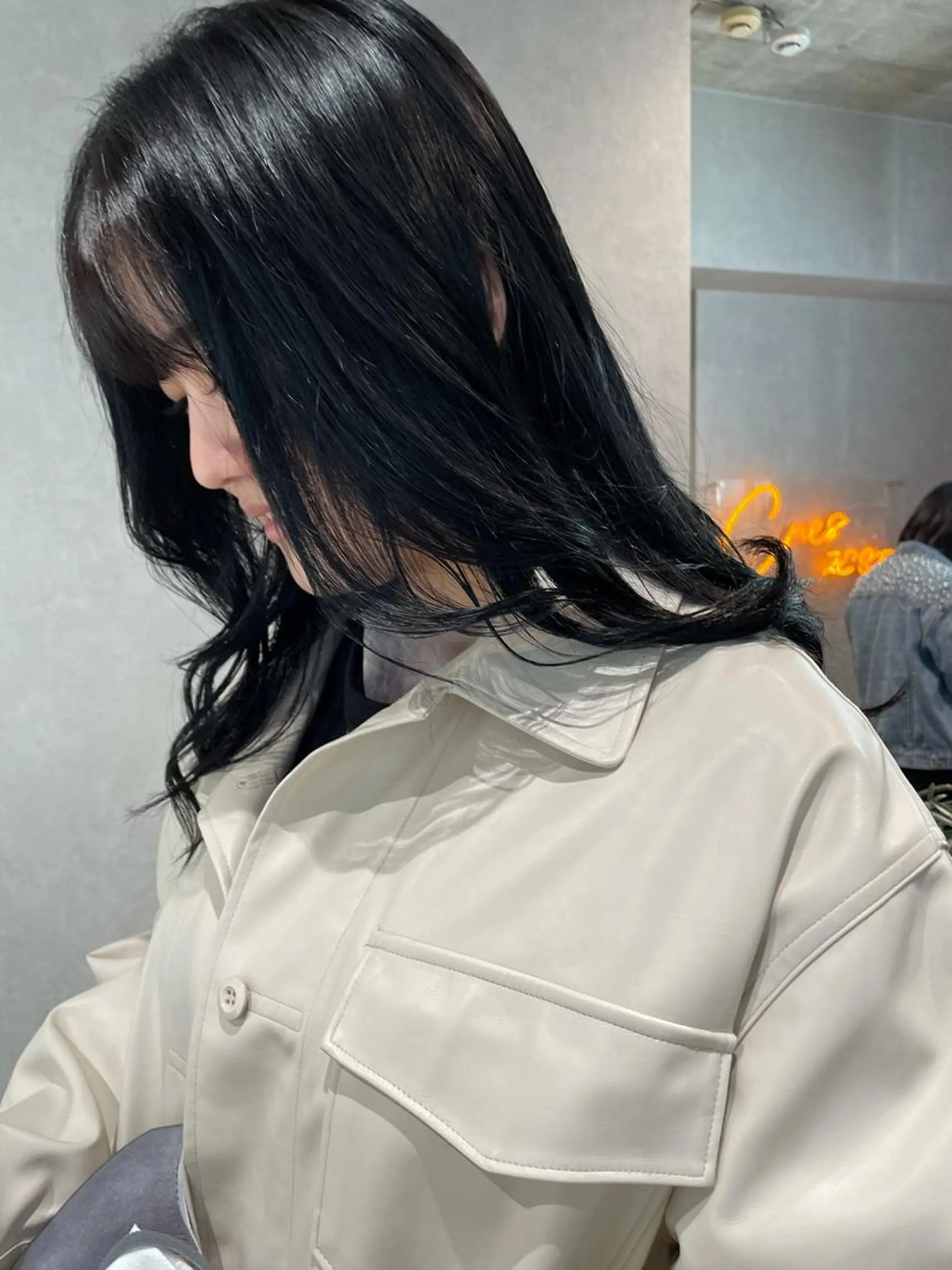 ロング カラー 透明感カラー ヘアカラー ナチュラル透明感🌱 小山美樹子のヘアスタイル