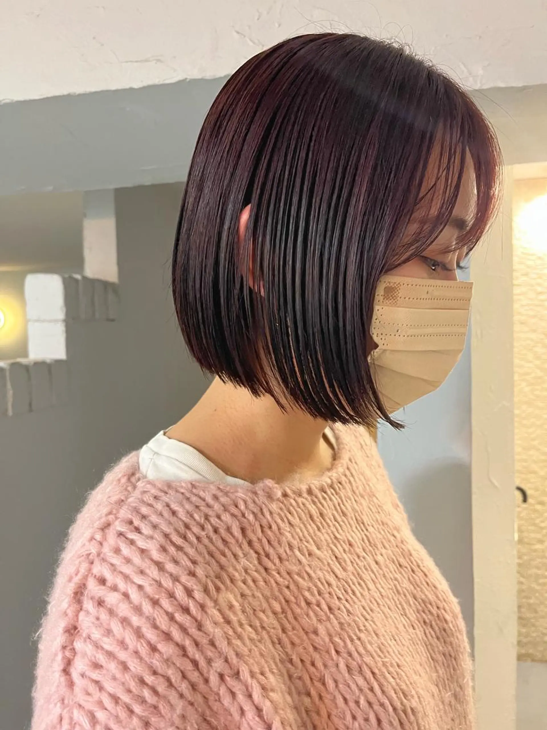 ショート カラー ヘアアレンジ アディクシーカラー 黒髪 透明感カラー ボブ レイヤーカット カット トリートメント SALOWIN恵比寿所属・ヘッドスパで脳を 整える✨chacoのヘアスタイル