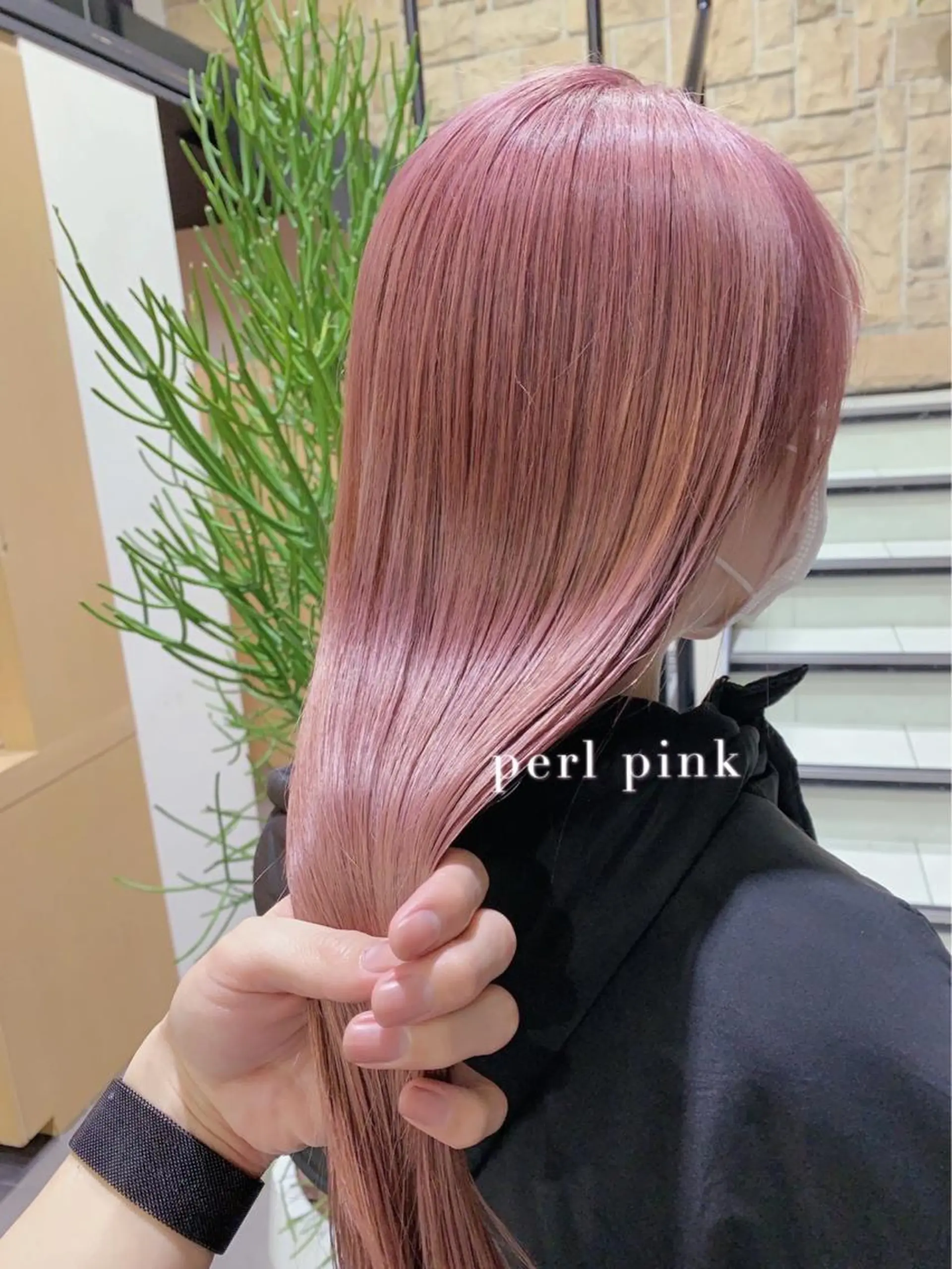 ロング カラー ヘアアレンジ メンズ ピンクカラー カット ヘアカラー トリートメント 似合わせレイヤーカ ット　ʚɞ riiのヘアスタイル