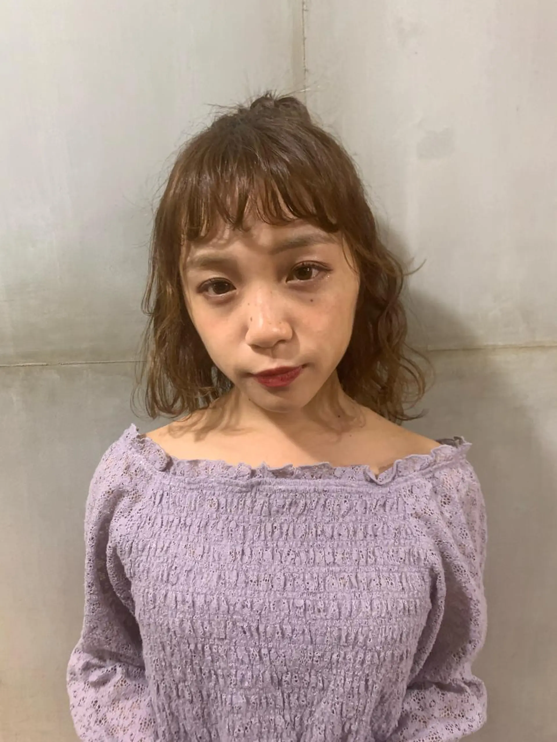 ミディアム カラー モテ髪🎀aoi/ シールエクステ/池袋のヘアスタイル