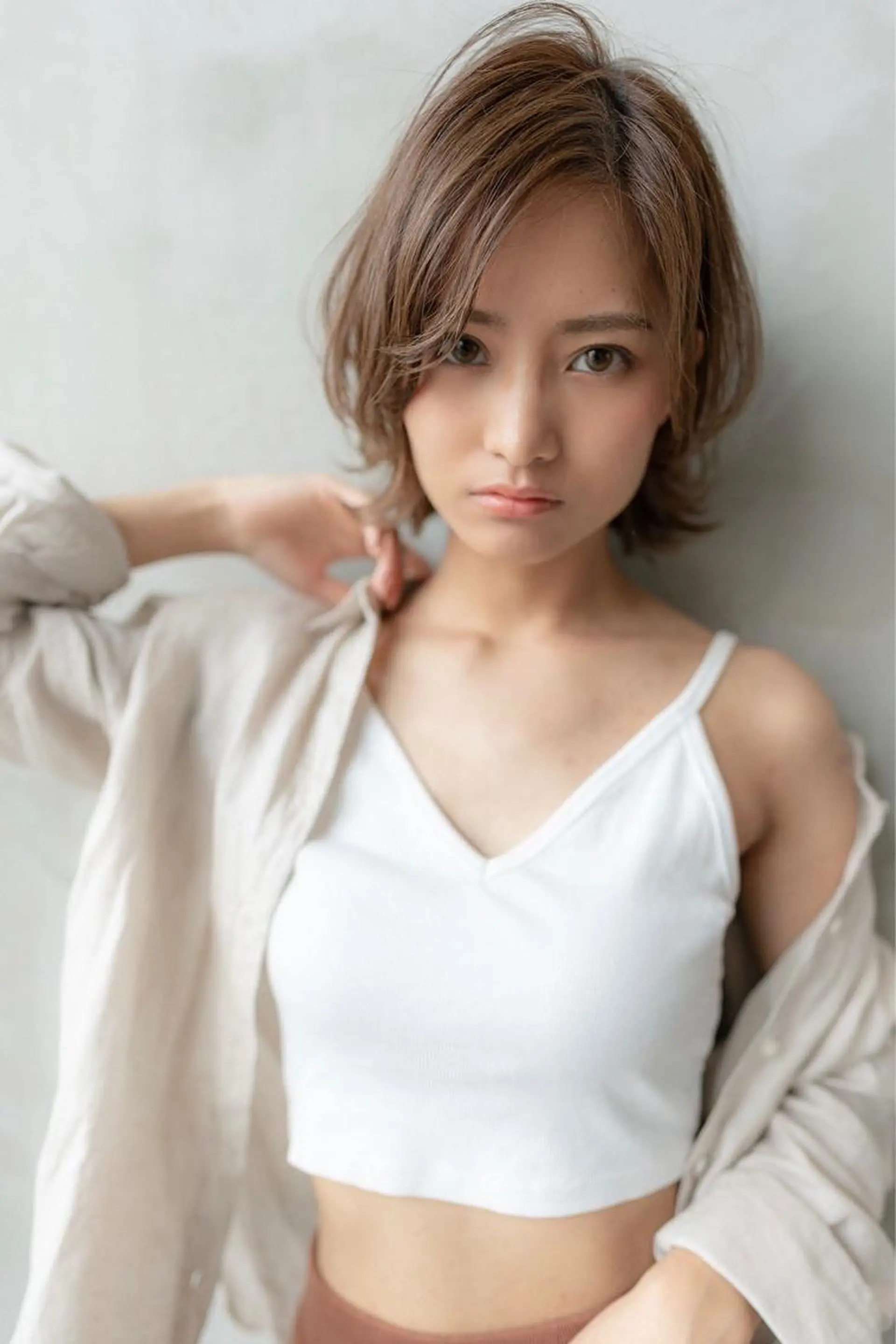 ミディアム カラー カット ヘアカラー トリートメント 🉐レイヤー/塩見 弘樹🉐渋谷のヘアスタイル