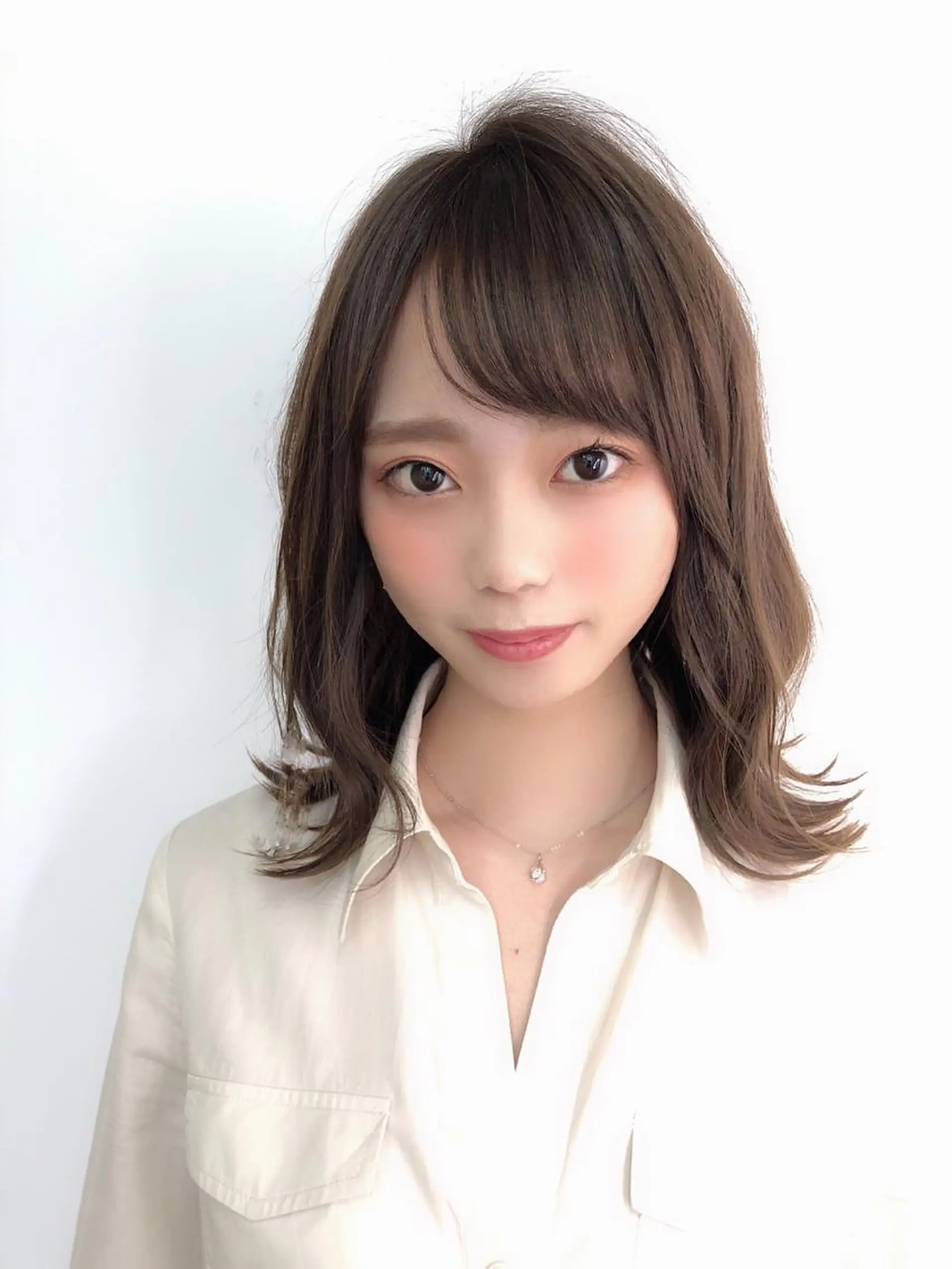 セミロング 韓国ヘア🇰🇷髪質 改善たけるのヘアスタイル