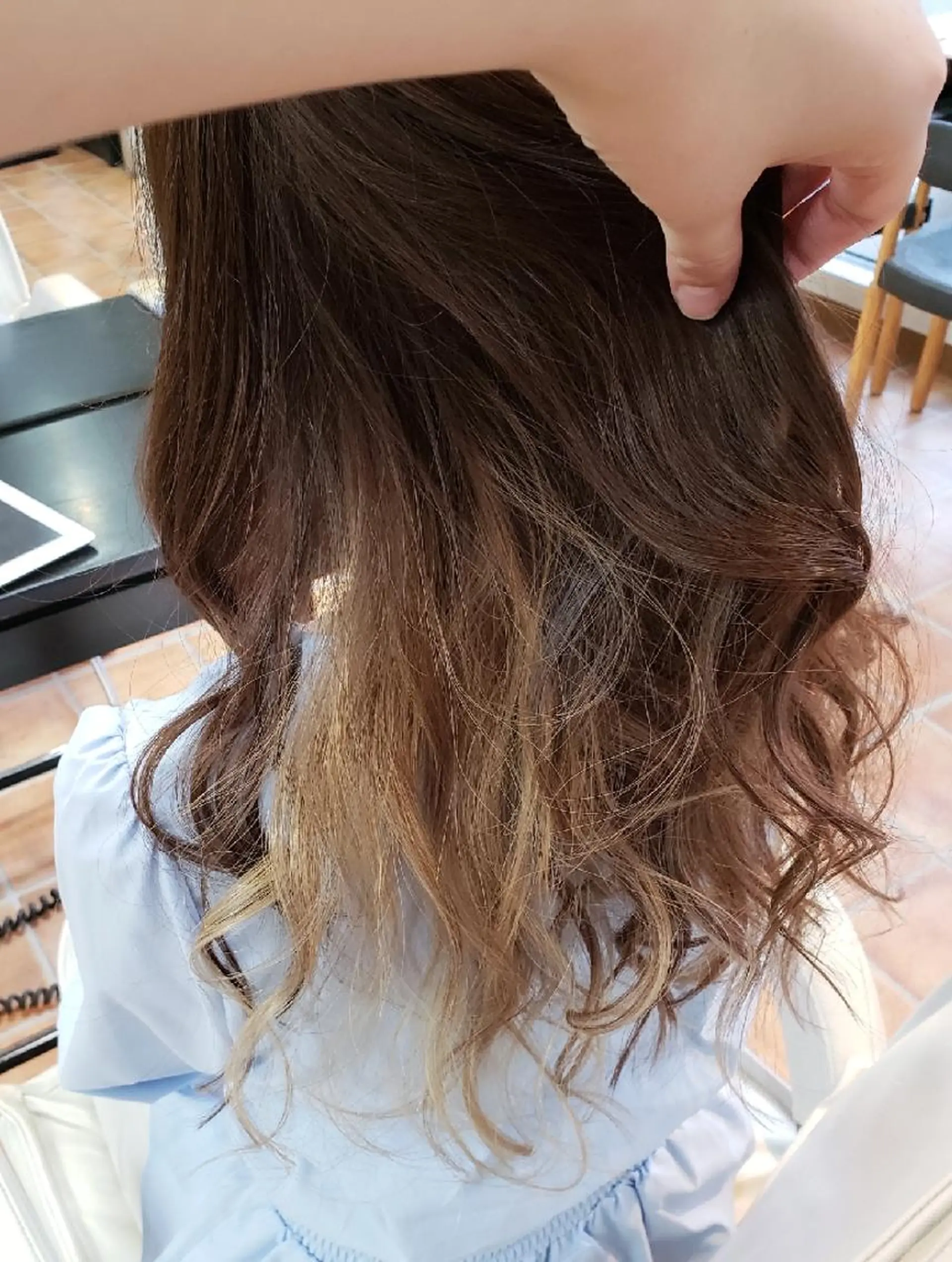 ロング カラー 💜𝑳𝑼𝑵𝑨 🌻母良田愛美🌻のヘアスタイル