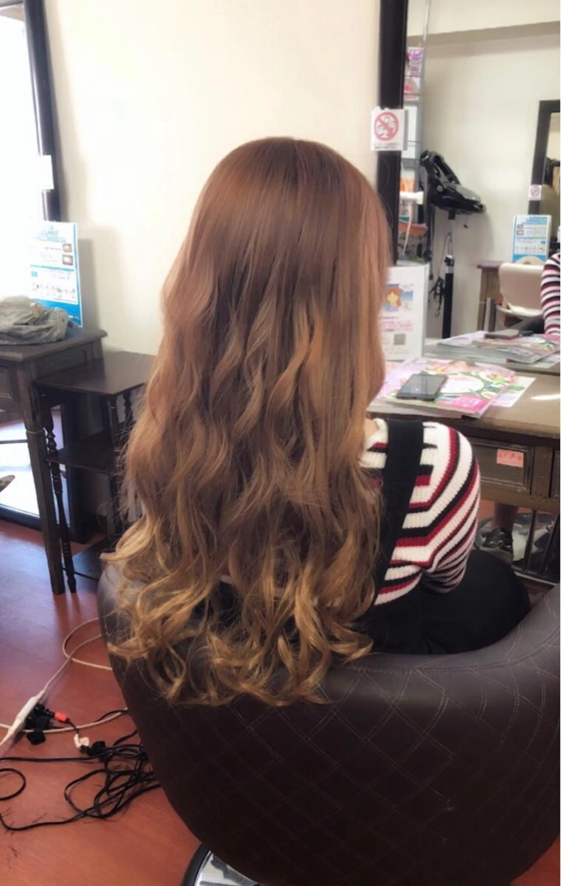 ロング エクステ ロング 是枝 さくらのヘアスタイル