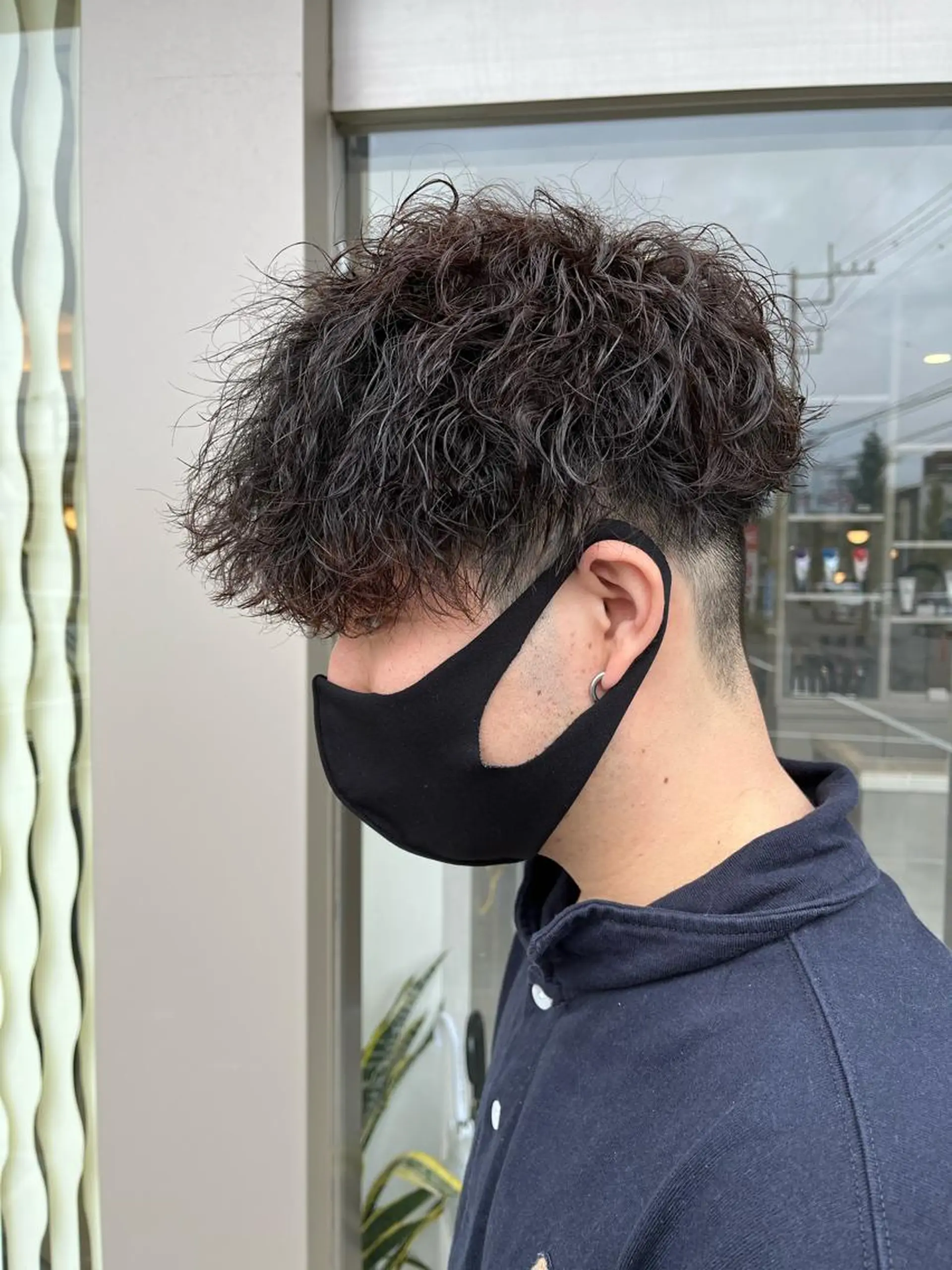 パーマ メンズ 吹田 駿 髪質改善縮毛矯正のヘアスタイル