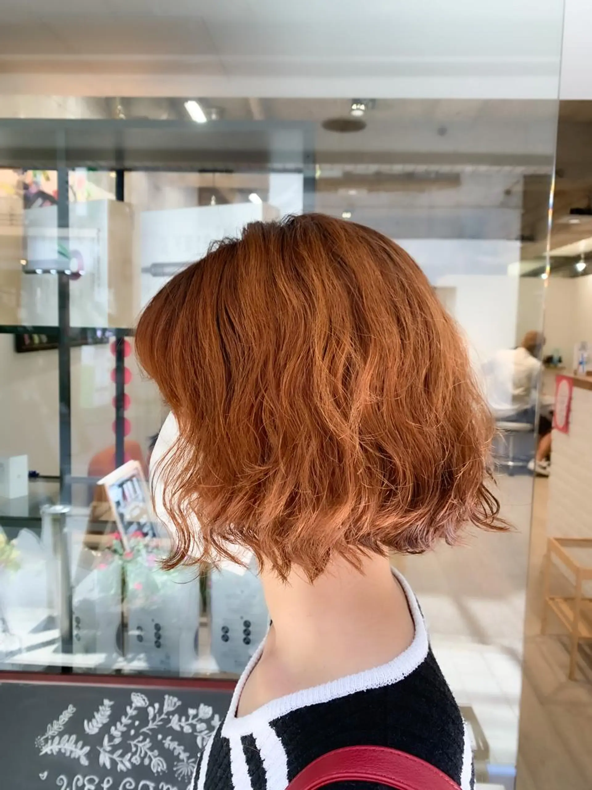 ショート ボブ カット パーマ えんどう みほのヘアスタイル
