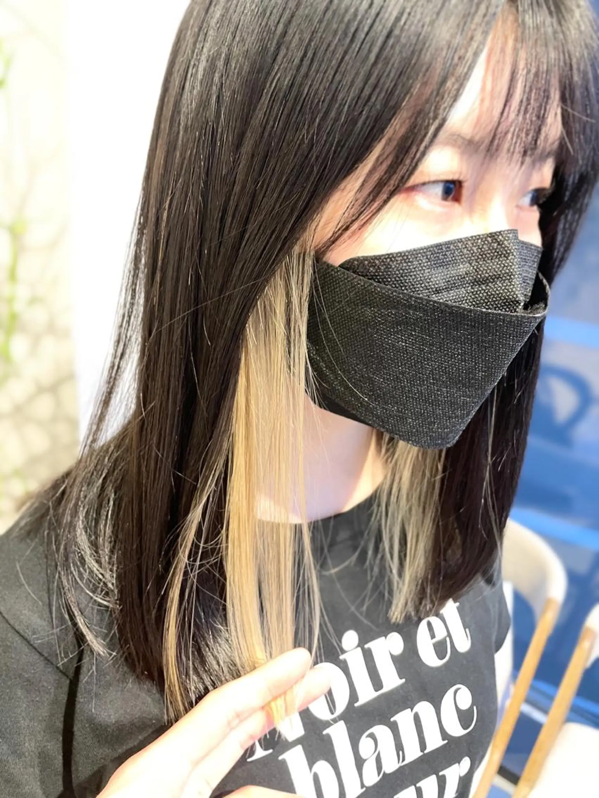 セミロング カラー meme原宿所属・ブロンド・ハイトーン ／遠藤将太のヘアスタイル