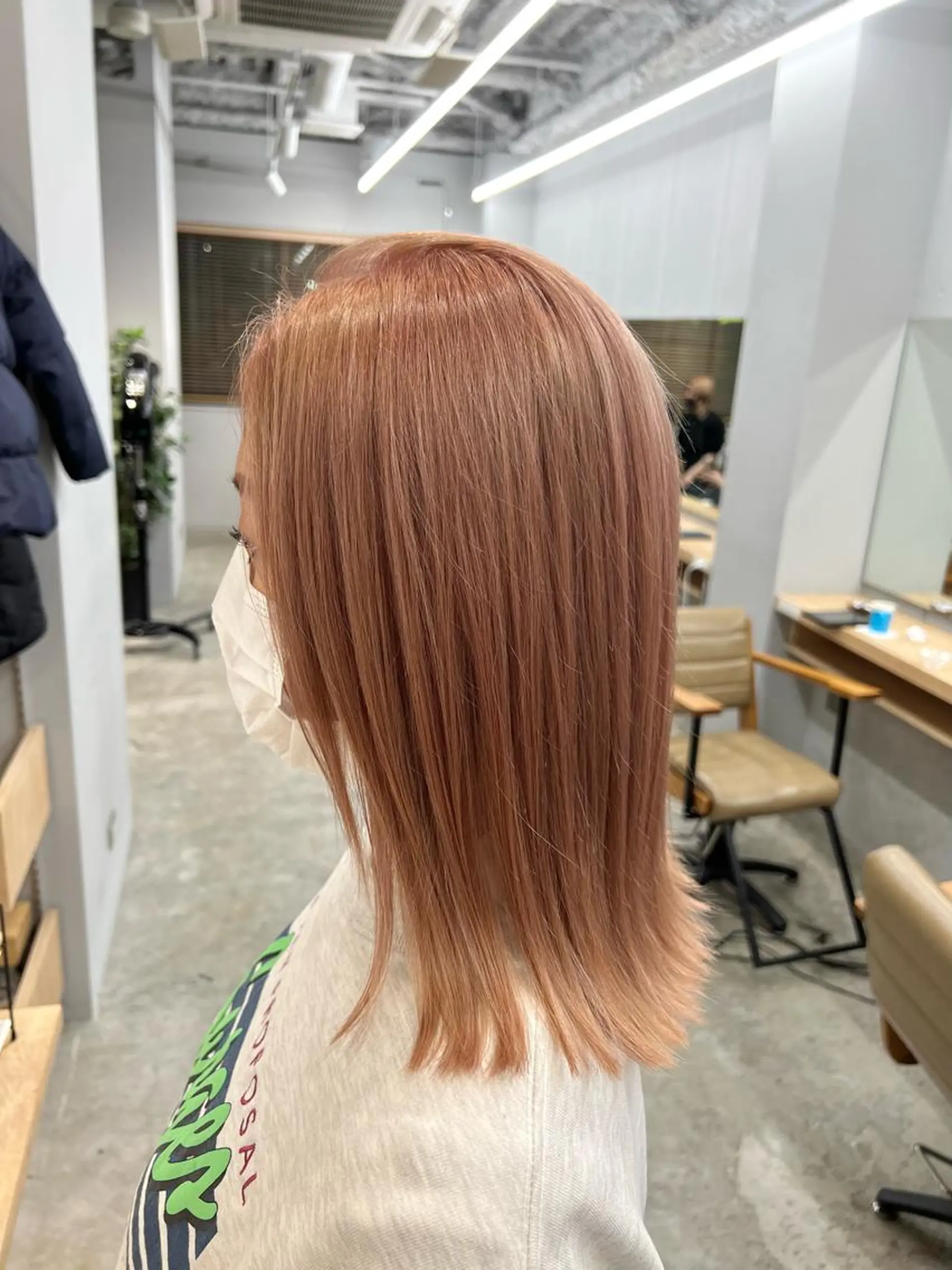 ミディアム カラー ベージュカラー ブリーチ モカベージュ 代表　YUKI ☆のヘアスタイル