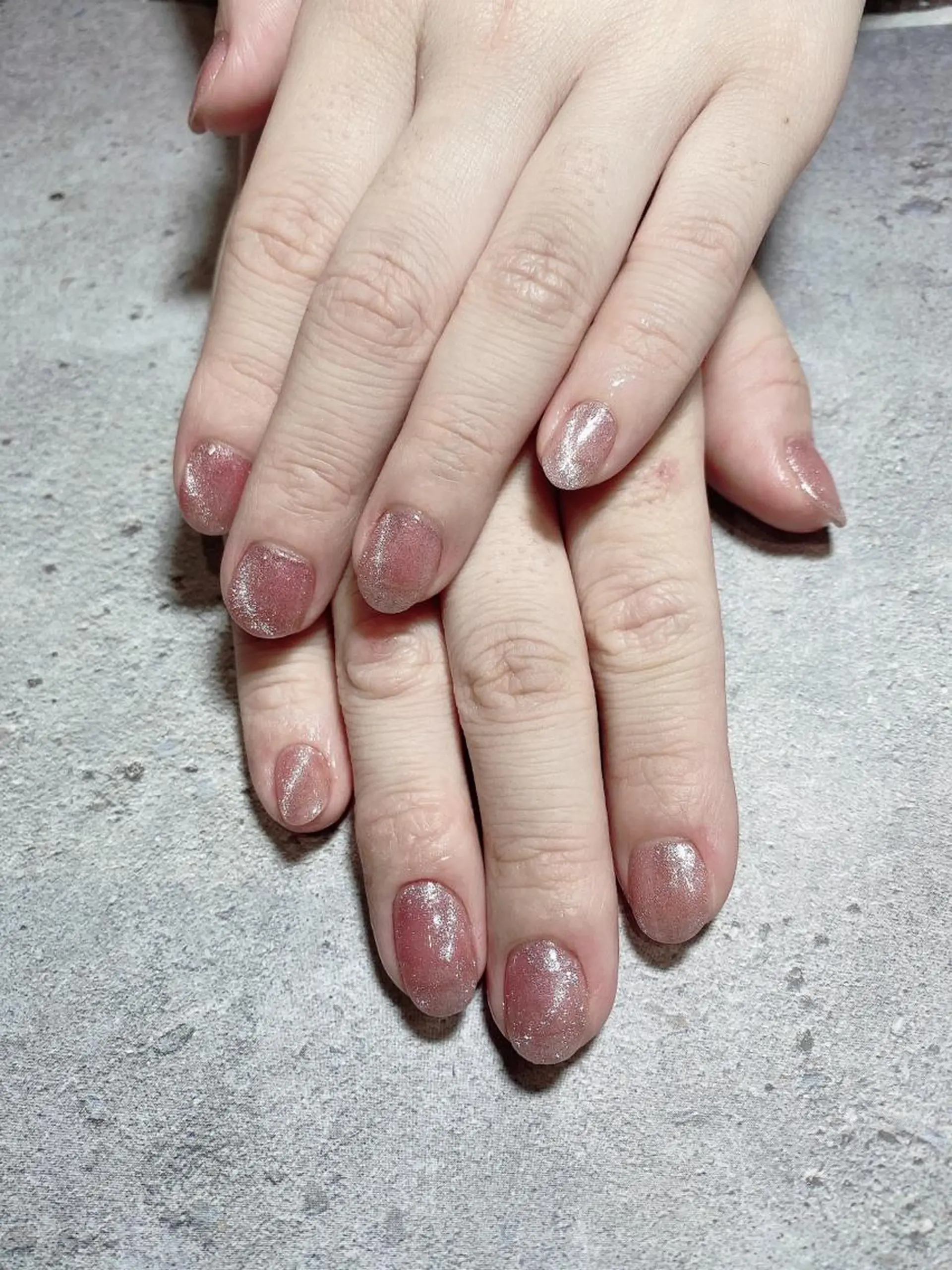 ネイル アートネイル マグネットネイル ワンカラーネイル ハンドネイル フットネイル ハンドケア nail salon  AlgeTy所属・✴︎:.｡. MAKI.｡.:✴︎のネイルデザイン