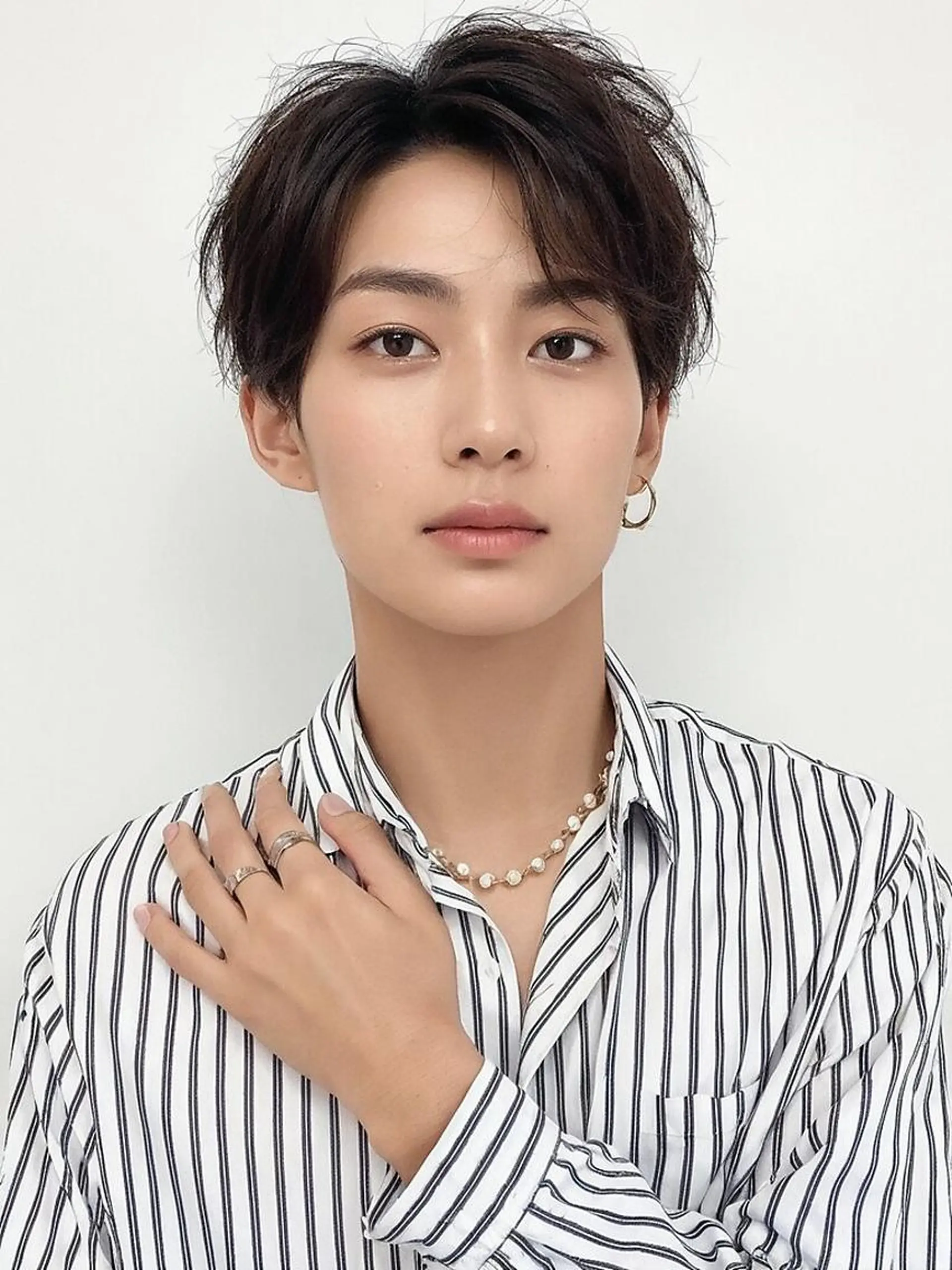 メンズ カット カラー特化⭐️透明感 ダブルカラー/近澤のヘアスタイル