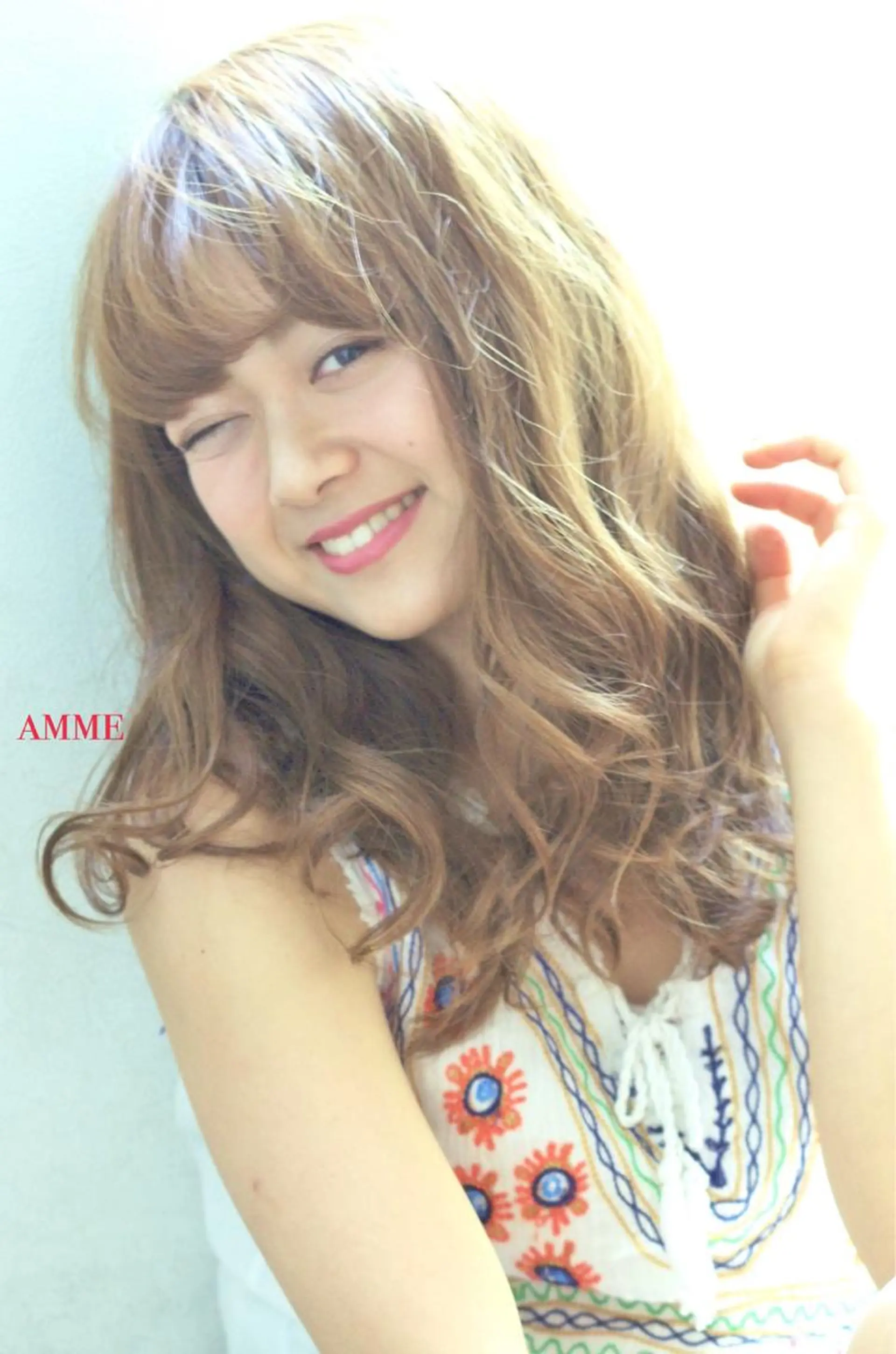 セミロング カラー パーマ 💎髪質改善💎 デザイナーshinのヘアスタイル