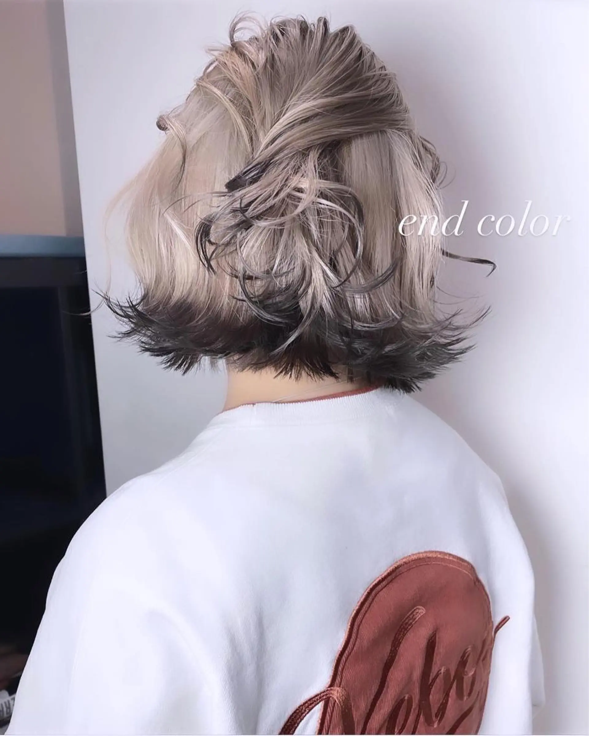 ミディアム カラー カット ヘアカラー トリートメント ヘアセット 💜ハイトーン💛 マジカルかいちゃんのヘアスタイル