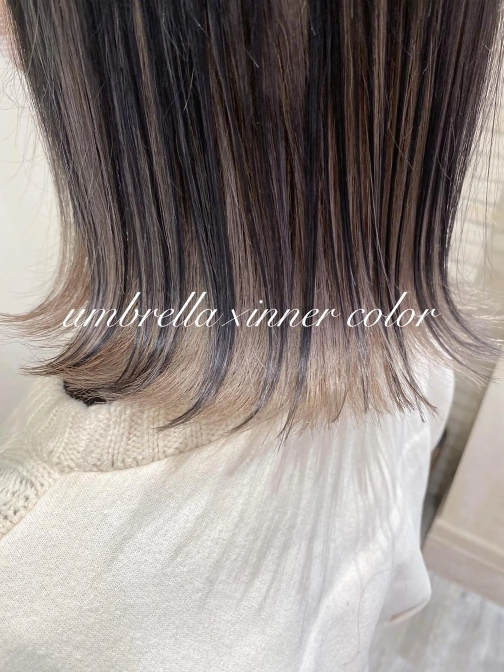 ショート カラー ブリーチ 横浜🍒ルーツカラー エクステ／RIEのヘアスタイル