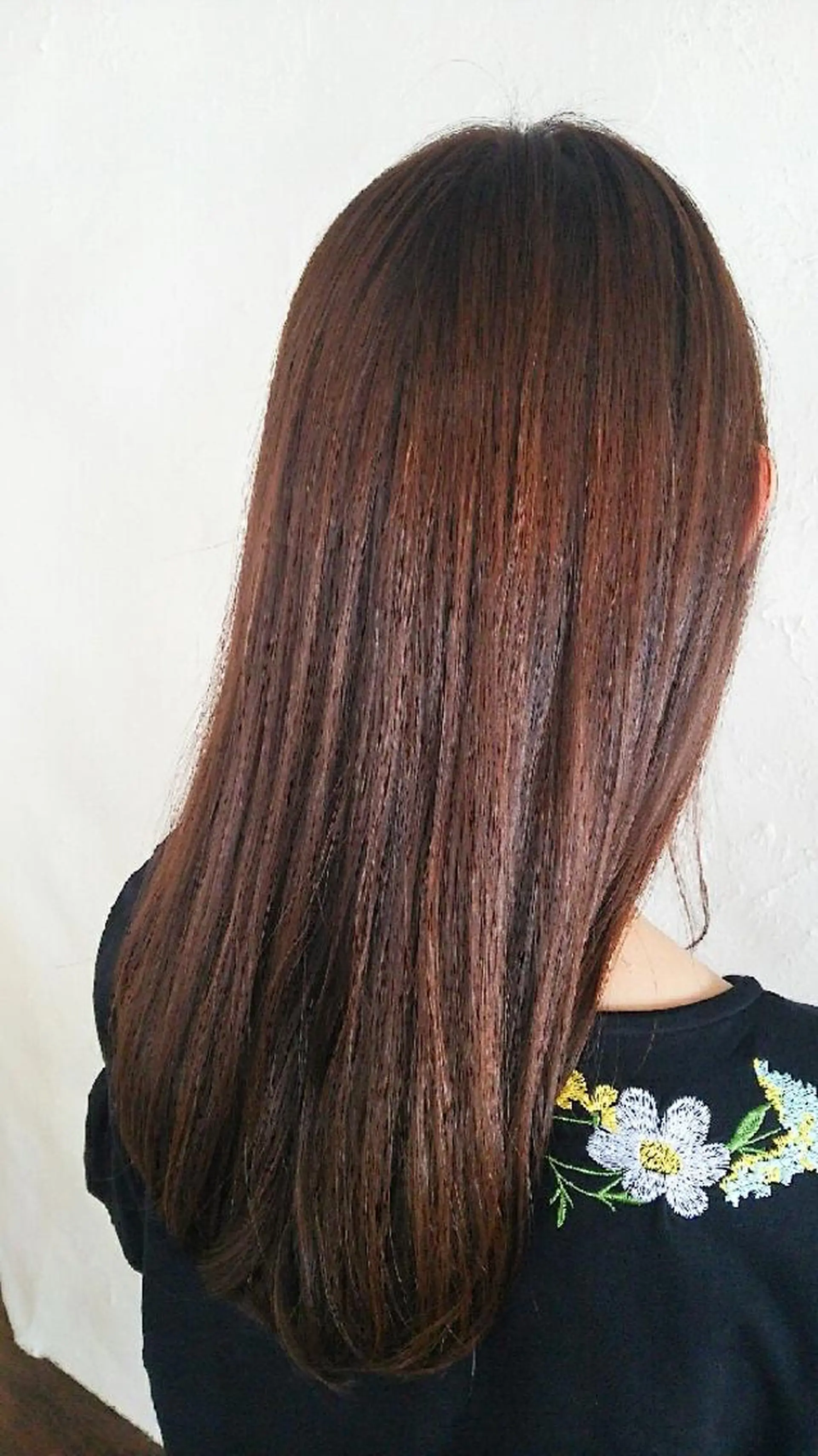 ロング カラー ブラウンカラー こだしま   みなのヘアスタイル