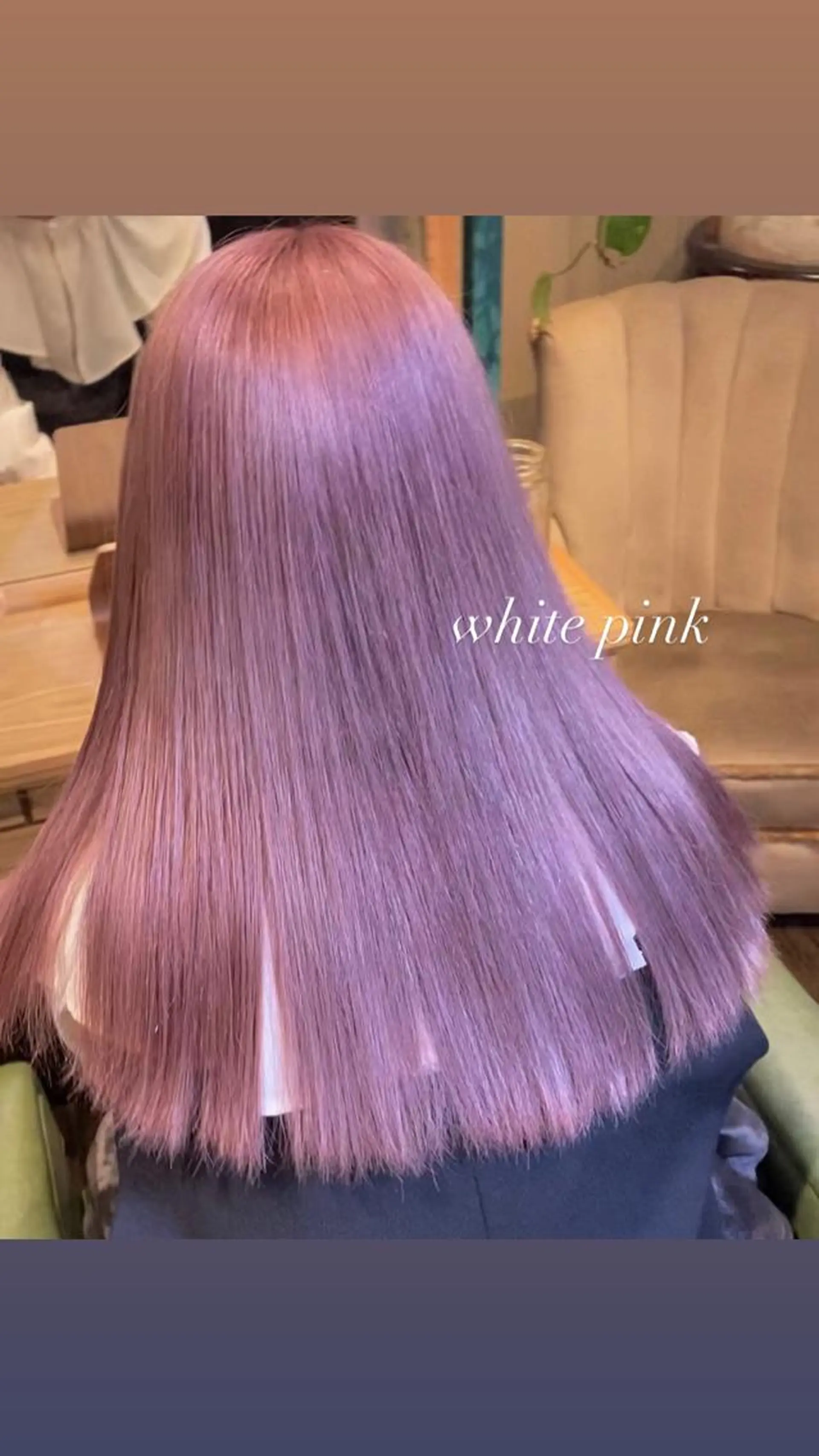 セミロング カラー ヤスザトアヤノ ／レイヤー／オリーブのヘアスタイル