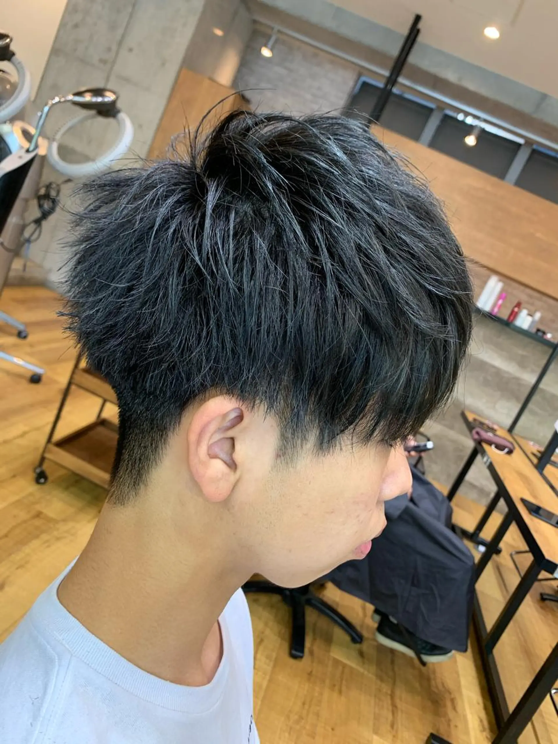 ショート メンズ 天野 開のヘアスタイル