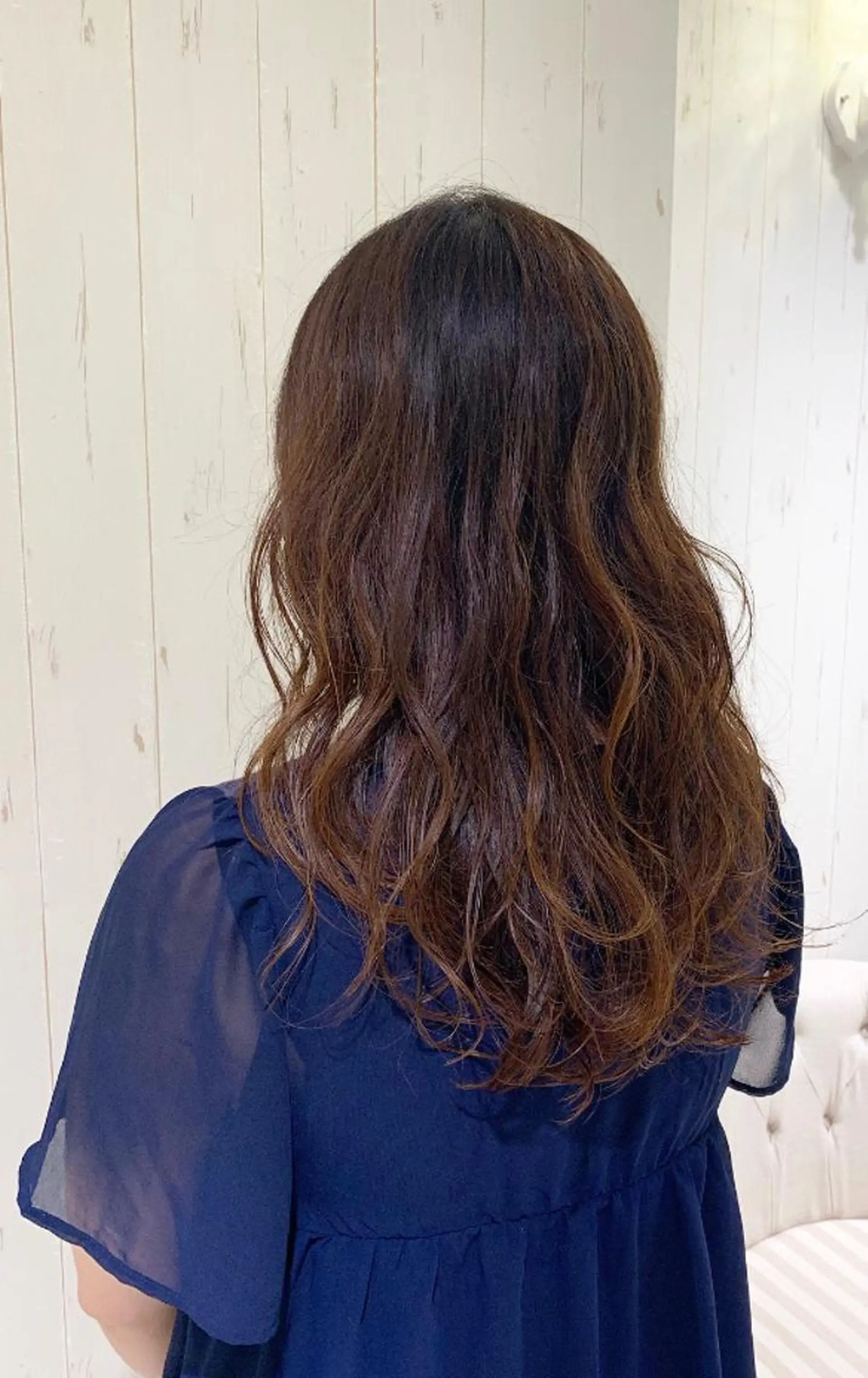 セミロング セミロングパーマ カット パーマ color coutureのヘアスタイル