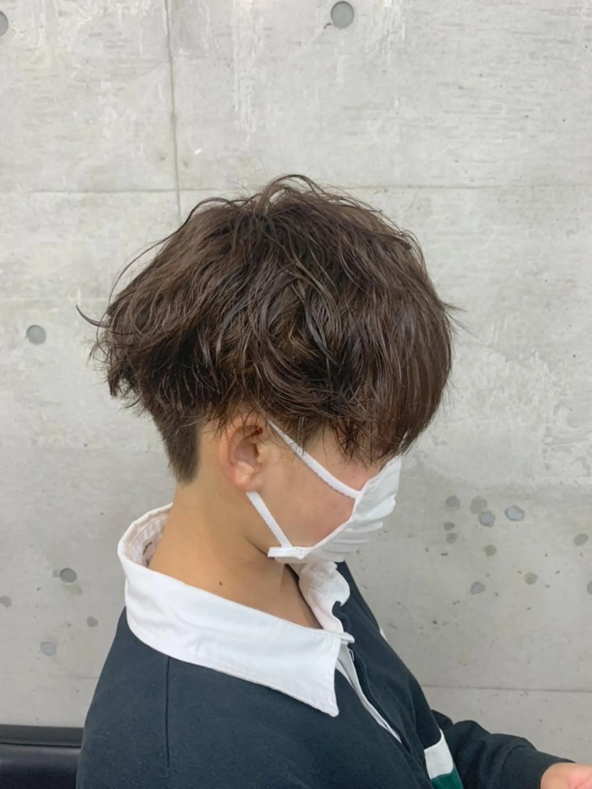 ショート パーマ カット パーマ トリートメント クセを最大限に活かす メンズパーマ奈良大祐のヘアスタイル