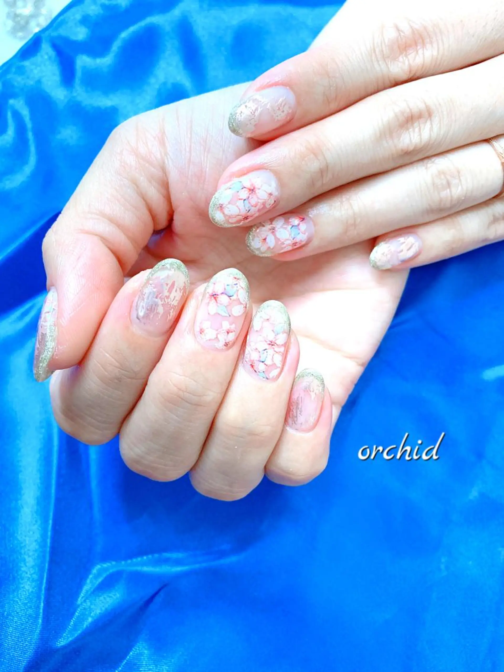 ネイル ハンドネイル フットネイル orchid ♡オーキッドのネイルデザイン