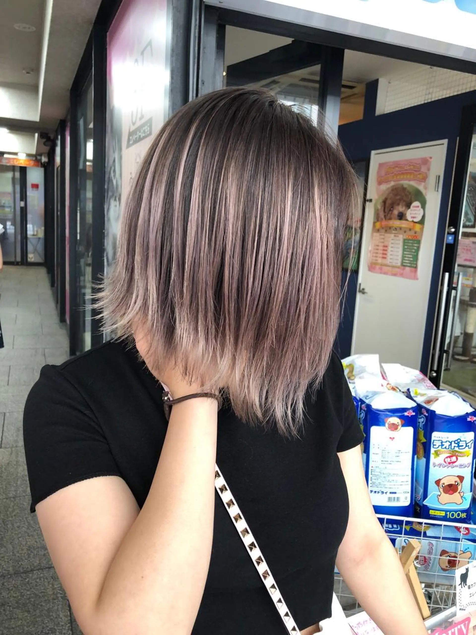 ショート カラー カット ヘアカラー トリートメント JILBLAN京都 ショート/ハイライトのヘアスタイル