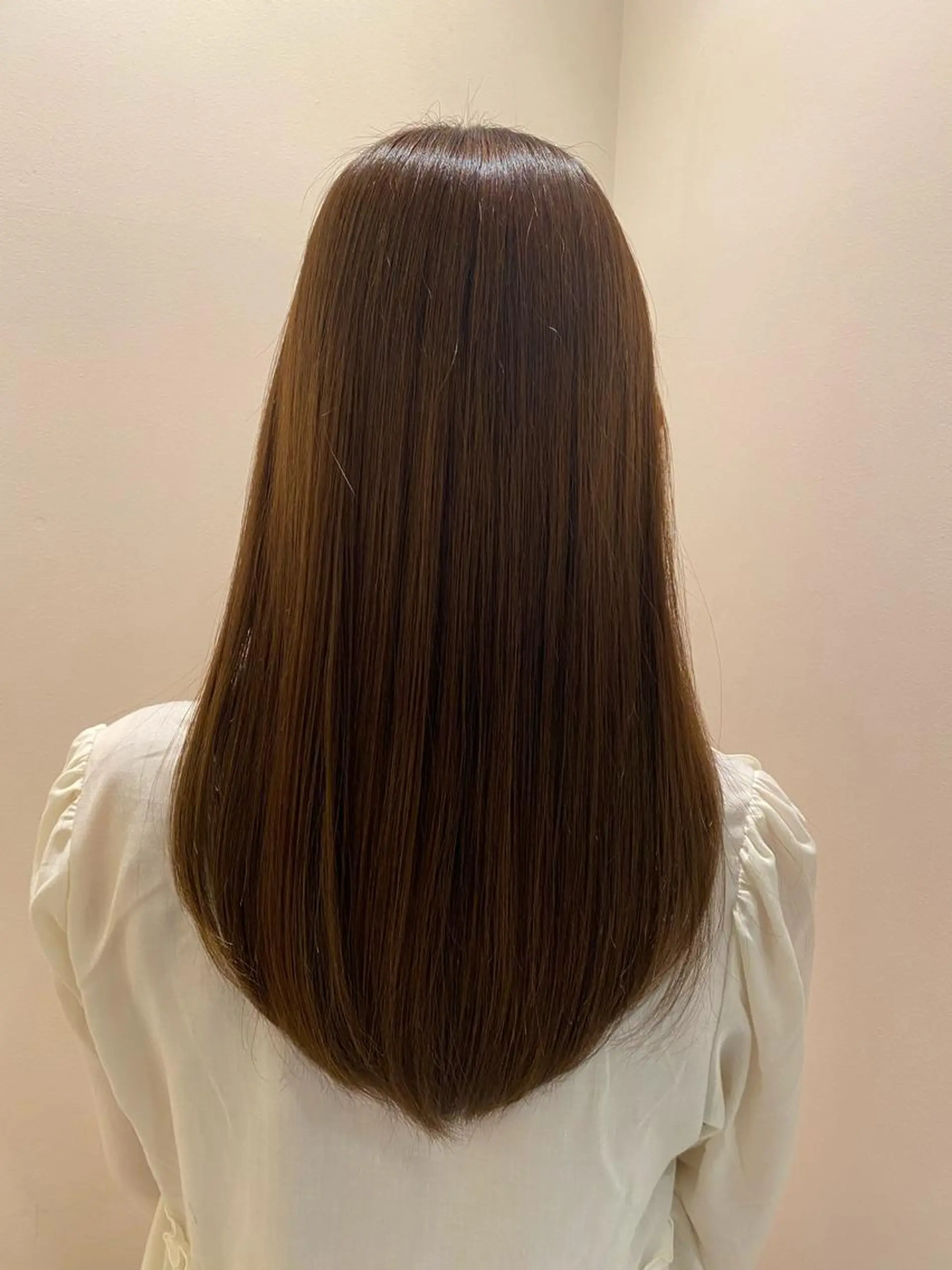 セミロング パーマ カット 縮毛矯正 🪽羽エク/Ash 店長/折目奈央🪽のヘアスタイル