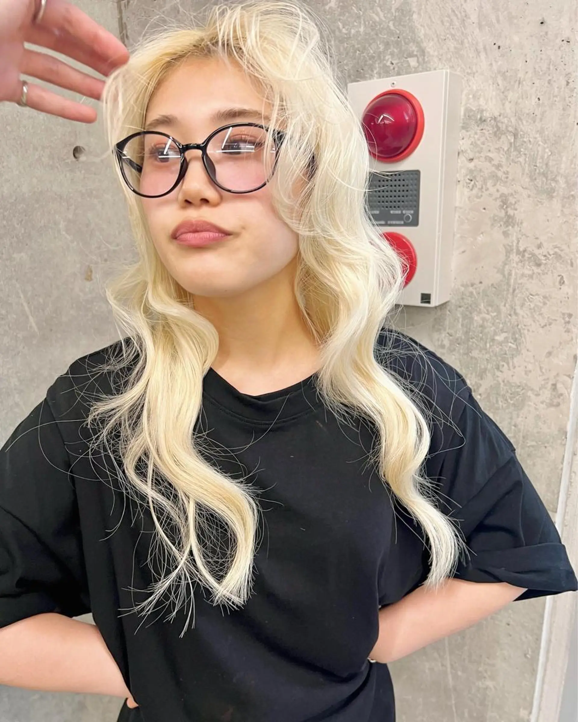 セミロング カラー ハイトーンカラー カット ヘアカラー トリートメント sakoda shunkiのヘアスタイル