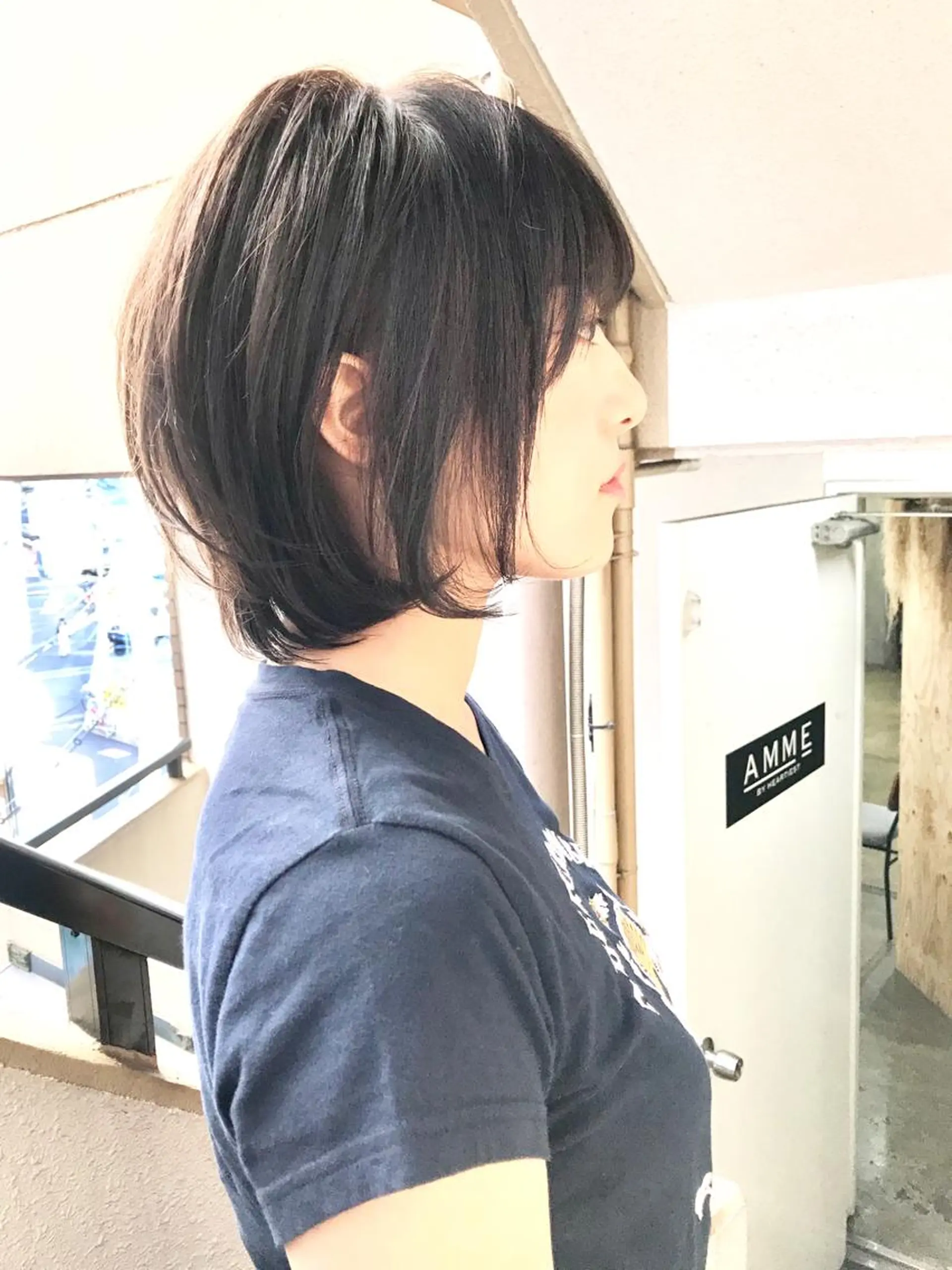 ミディアム カラー ボブレイヤー ボブ レイヤーカット カット ヘアカラー トリートメント 💎髪質改善💎 デザイナーshinのヘアスタイル