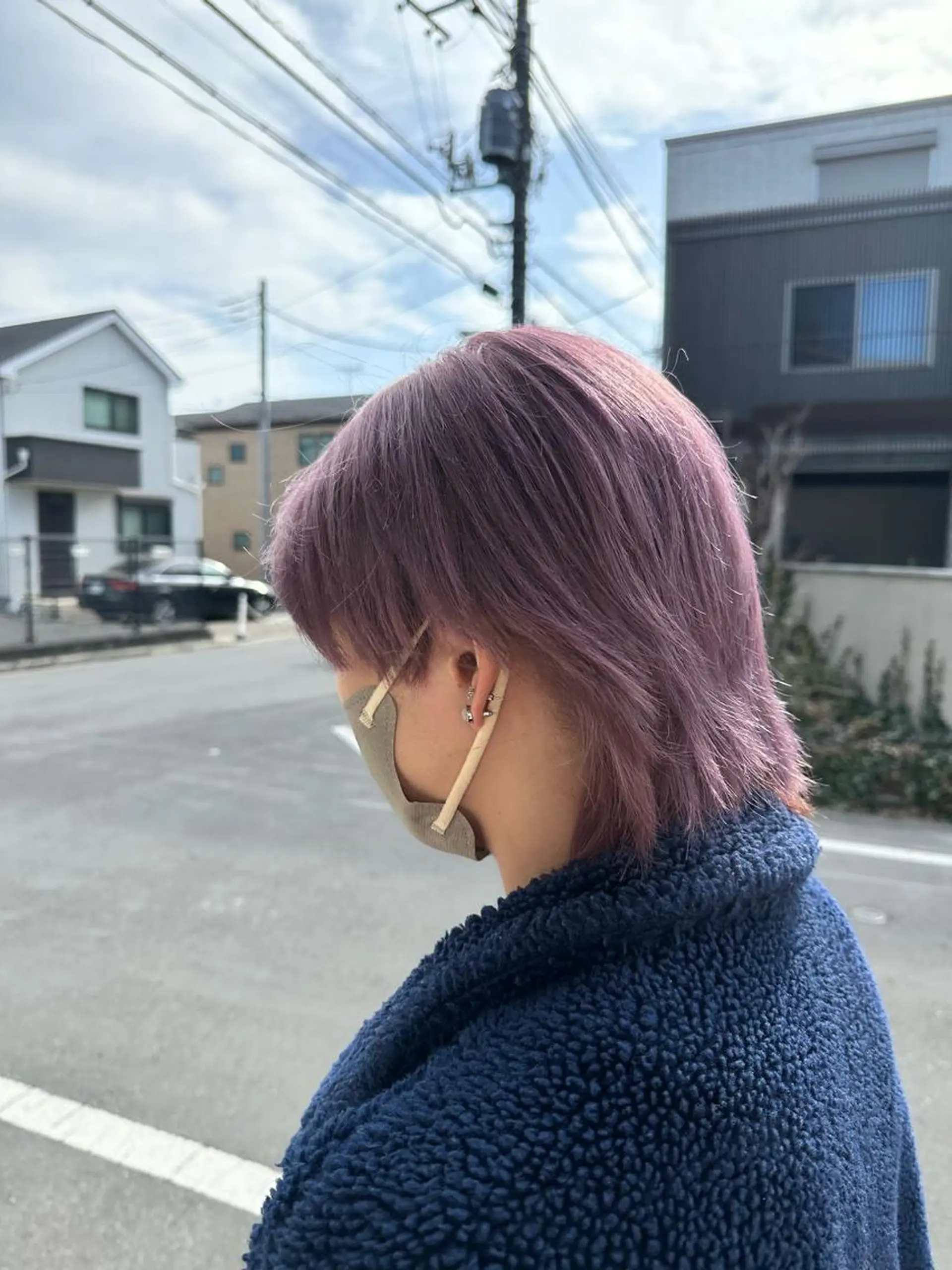 カラー メンズ 🪼高評価🪼 💎柴崎の藤咲💎のヘアスタイル