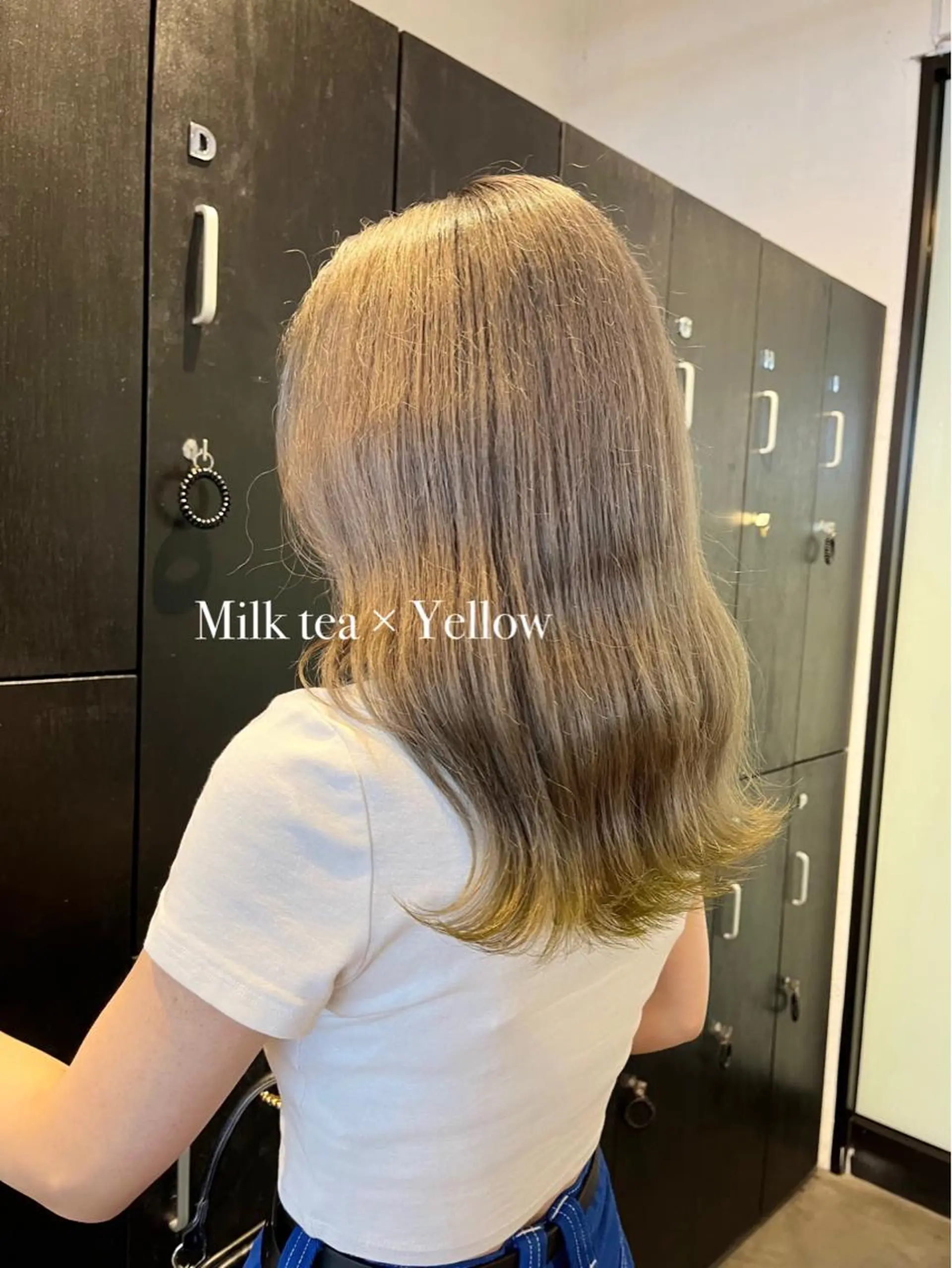 ロング カラー イエローカラー ヘアカラー ✨ブリーチカラー /菜月‪‪✨のヘアスタイル