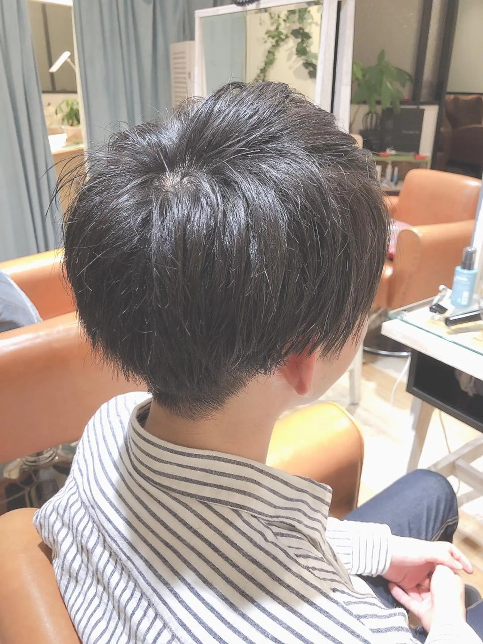 メンズ あき えいみのヘアスタイル