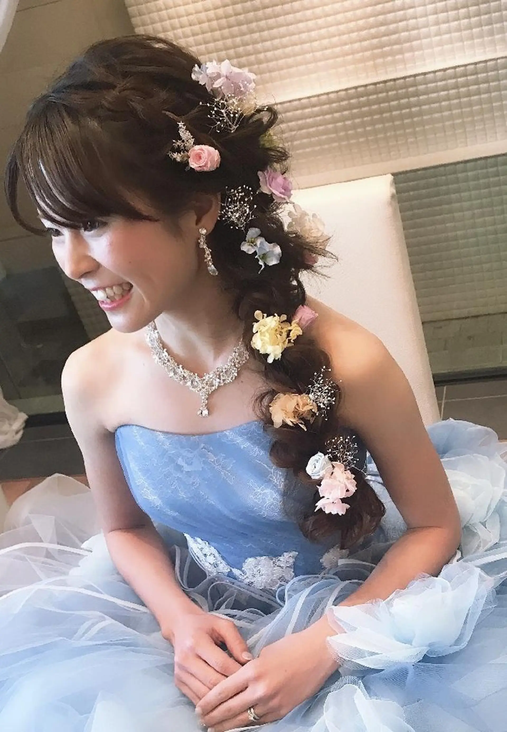 ロング ヘアアレンジ カラー 髪質改善/縮毛/新宿 🫧SUZUKA🫧のヘアスタイル