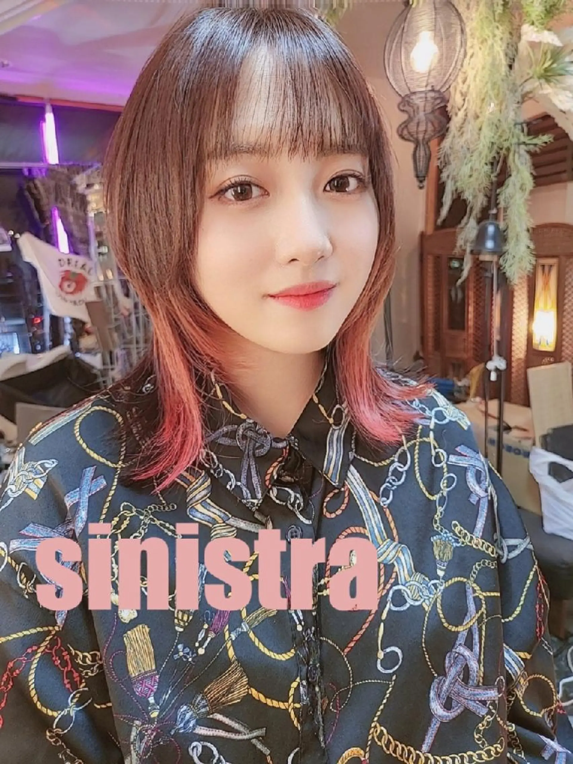 ミディアム カット ヘアカラー トリートメント sinistra シニストラ　足利山下店所属・シニストラ足利 原宿表参道のカラーのヘアスタイル