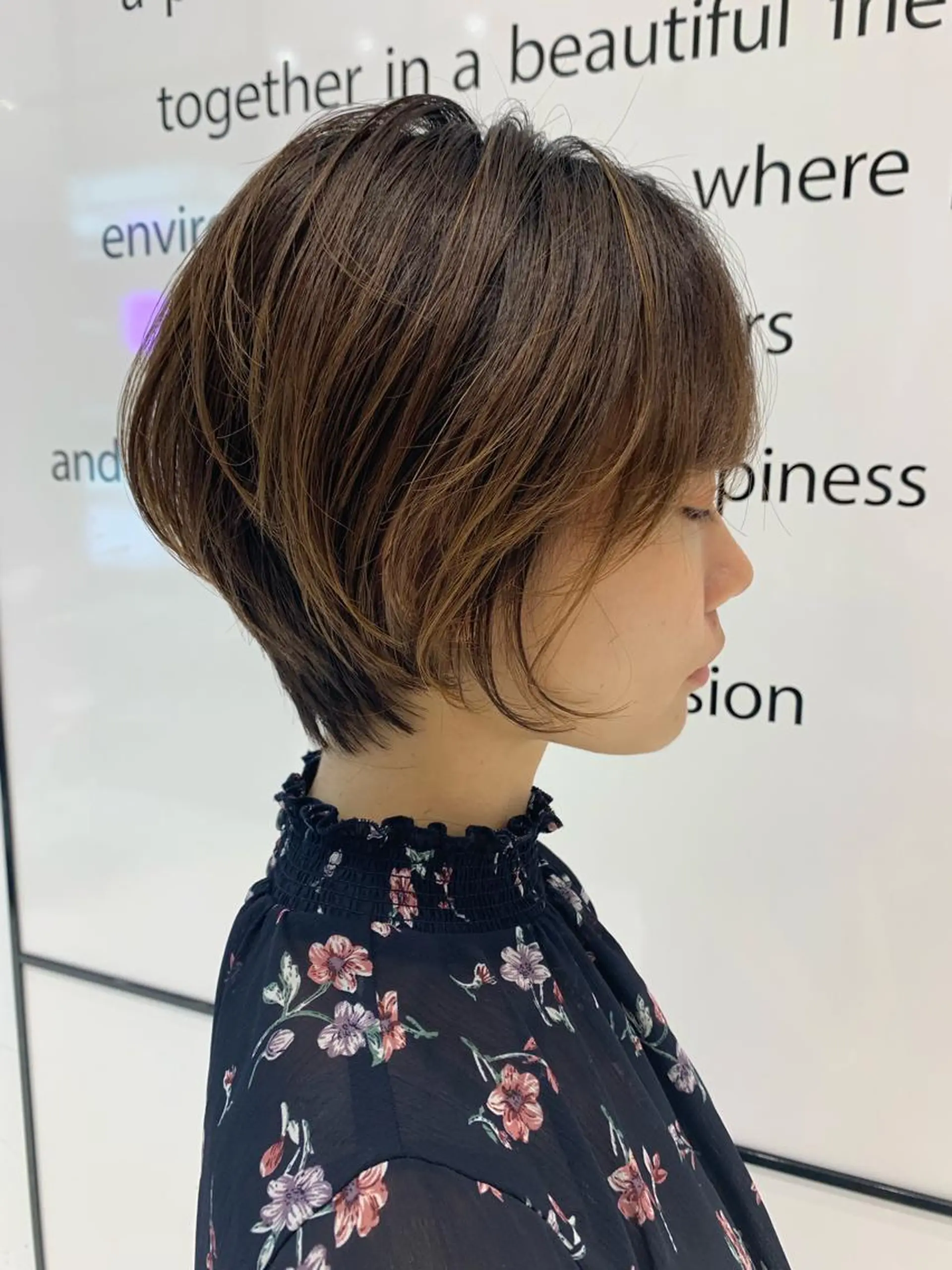 ショート ハッシュカット/ハイ トーン/MANAMIのヘアスタイル