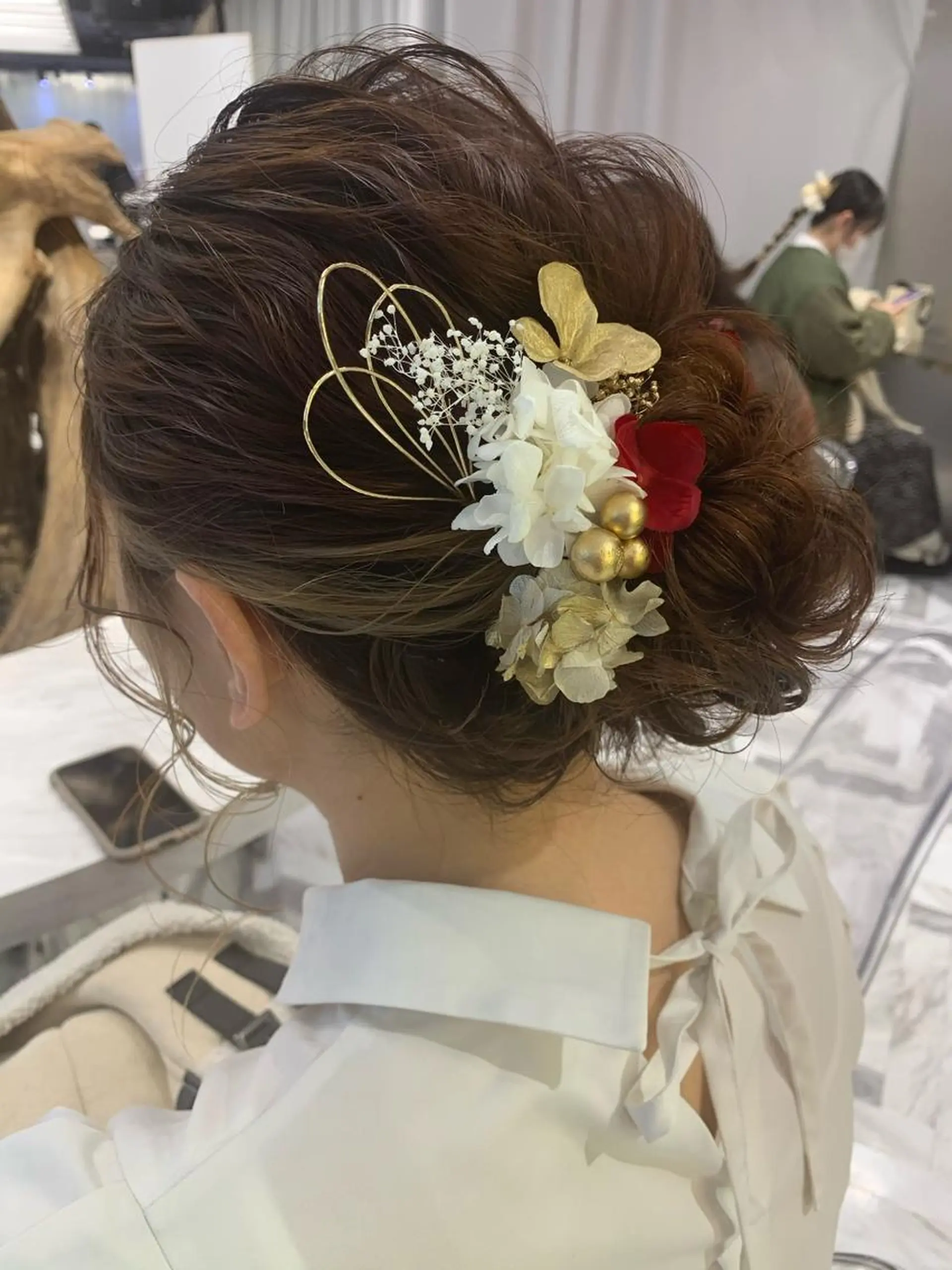 ミディアム ヘアアレンジ 平野 優奈のヘアスタイル