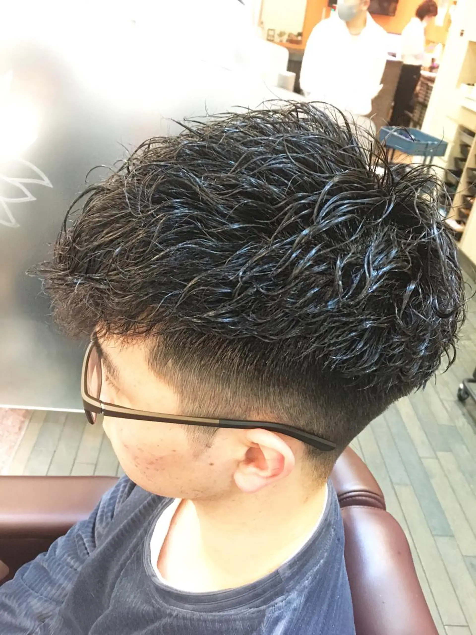 ショート ゼロスバーバーショップ所属・予約1000件超 ✨メンズパーマのヘアスタイル