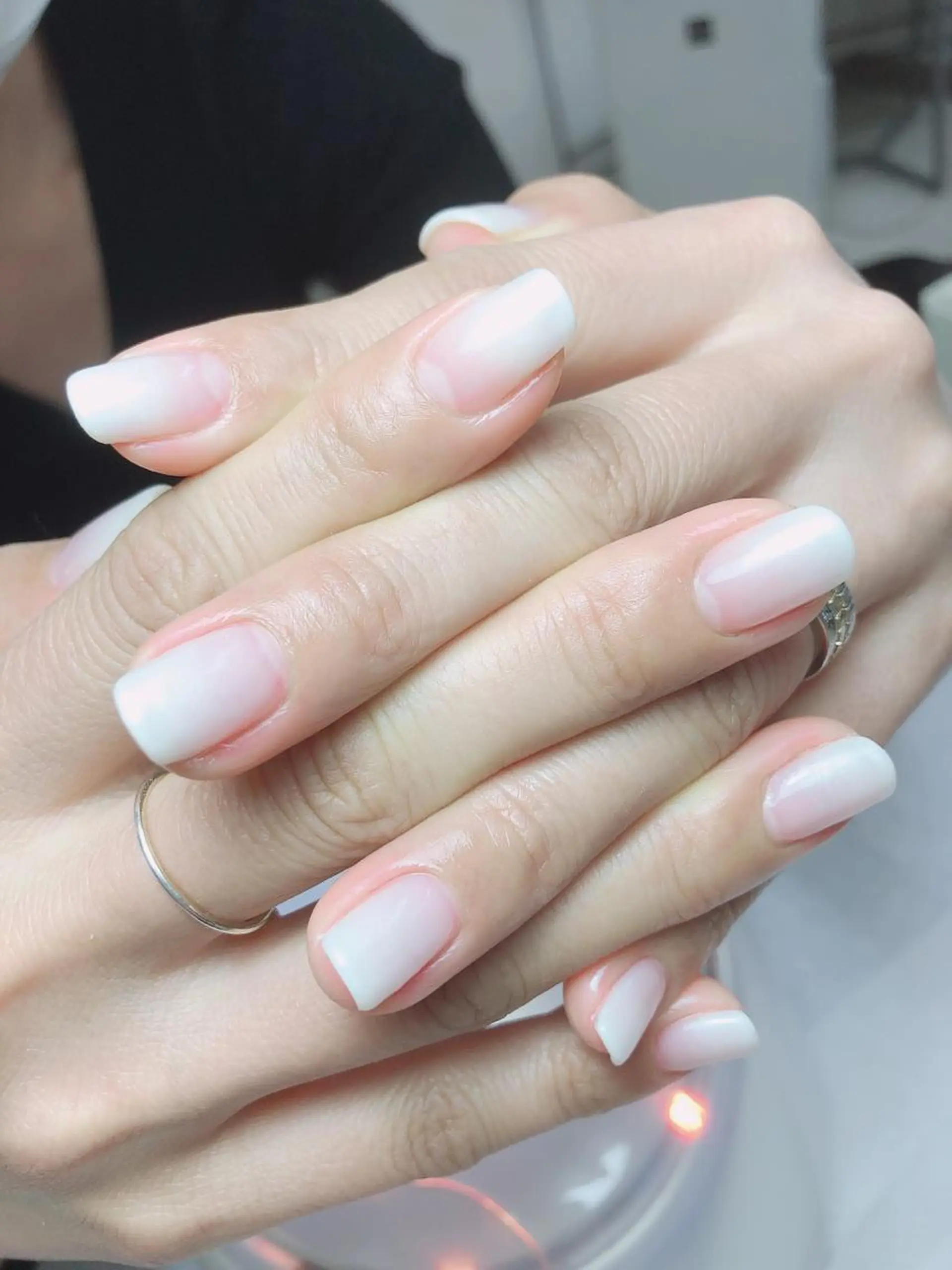 ネイル グラデーション シンプルネイル ハンドネイル 石原 夕華のネイルデザイン