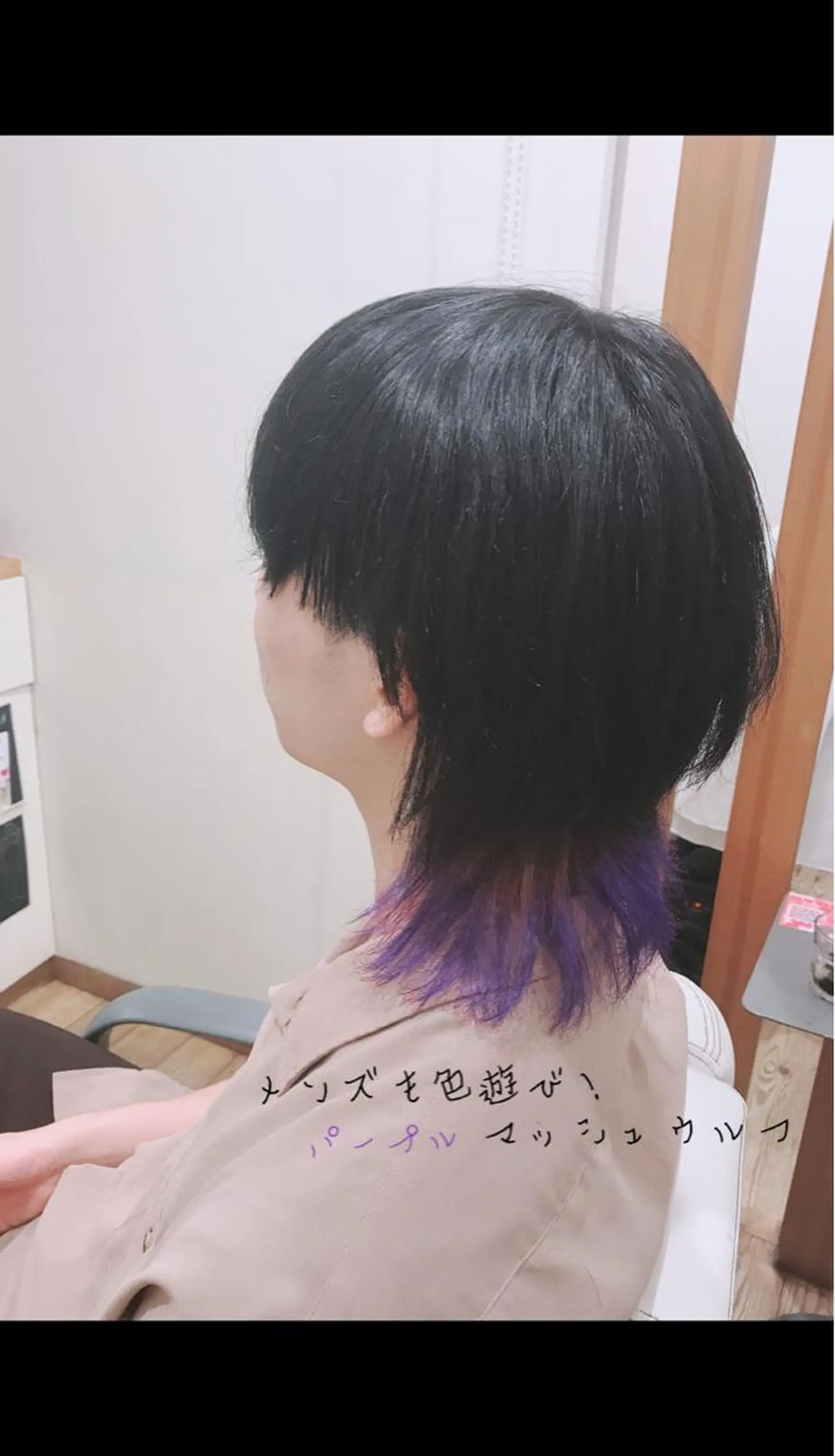 ミディアム メンズ カット ヘアカラー アザマ　ヤスカツ _rosso 川口のヘアスタイル