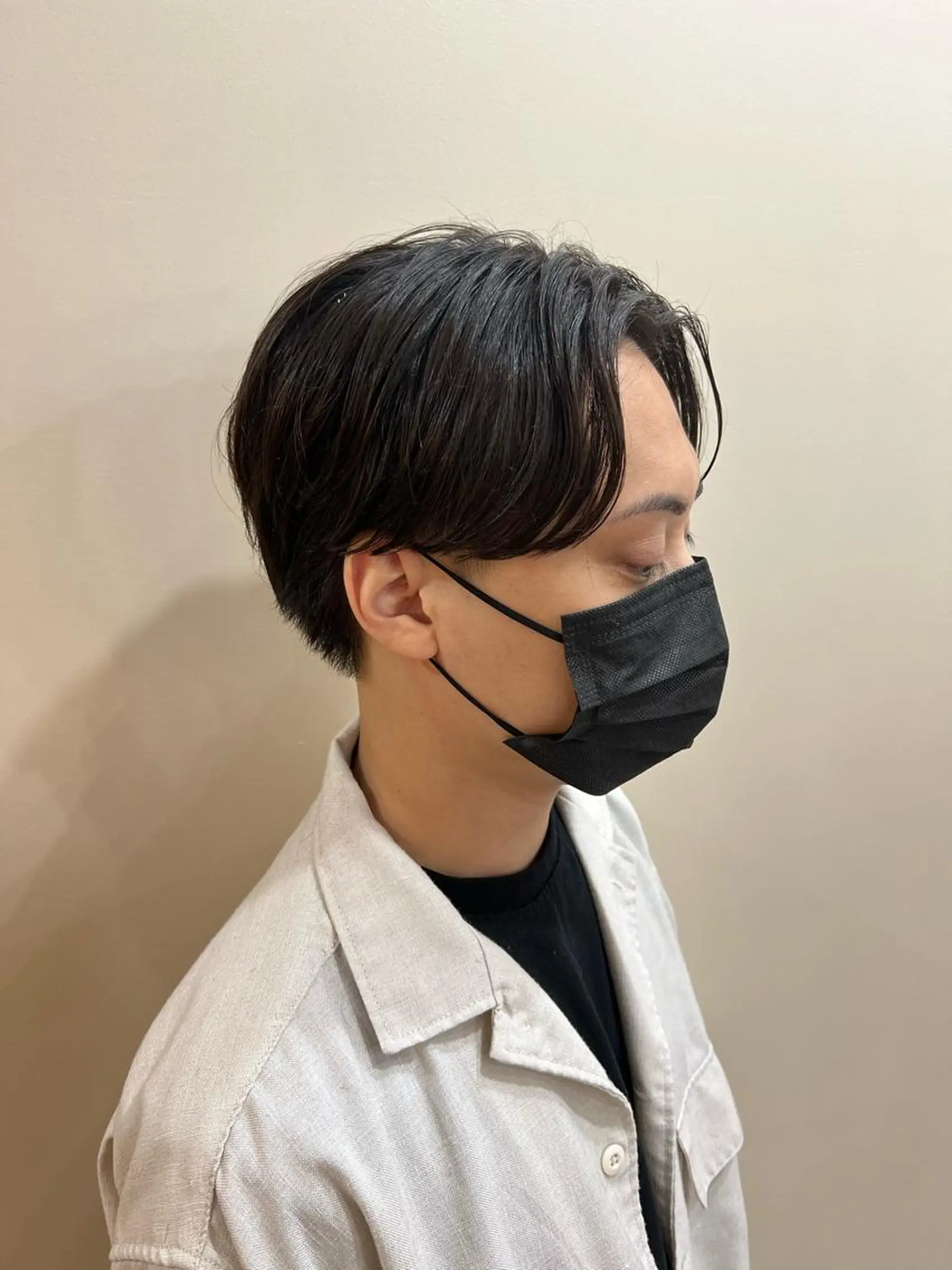 ミディアム メンズ センターパート ツーブロック 刈り上げ I've  for hair所属・🫧艶ダブルカラー ブリーチ🫧トモヤのヘアスタイル