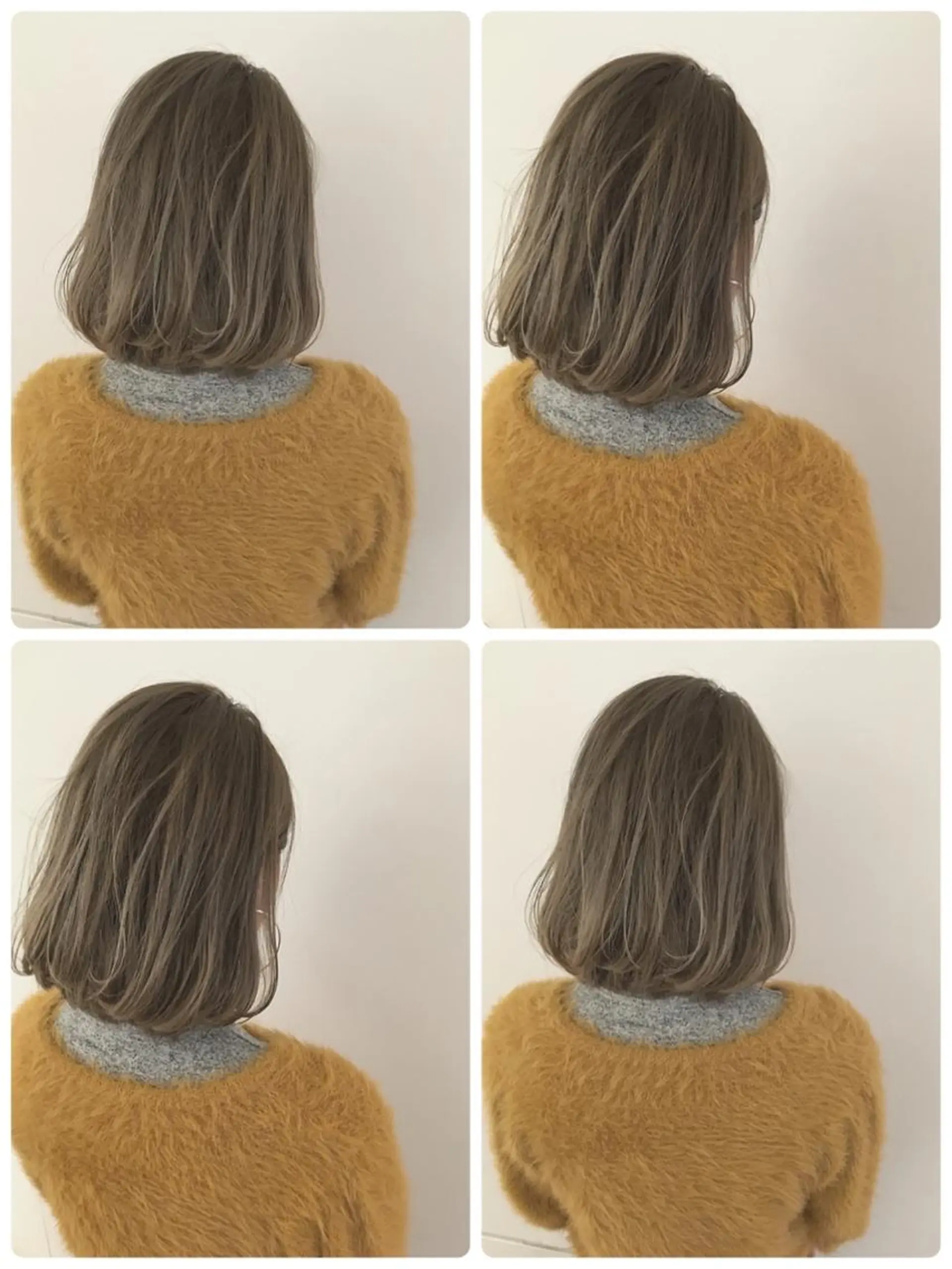 ミディアム カラー due hair 京都駅前店 MILBON オージュア認定サロン【デューヘアー】所属・ハイトーンブリーチ 土坂　由志【京都】のヘアスタイル