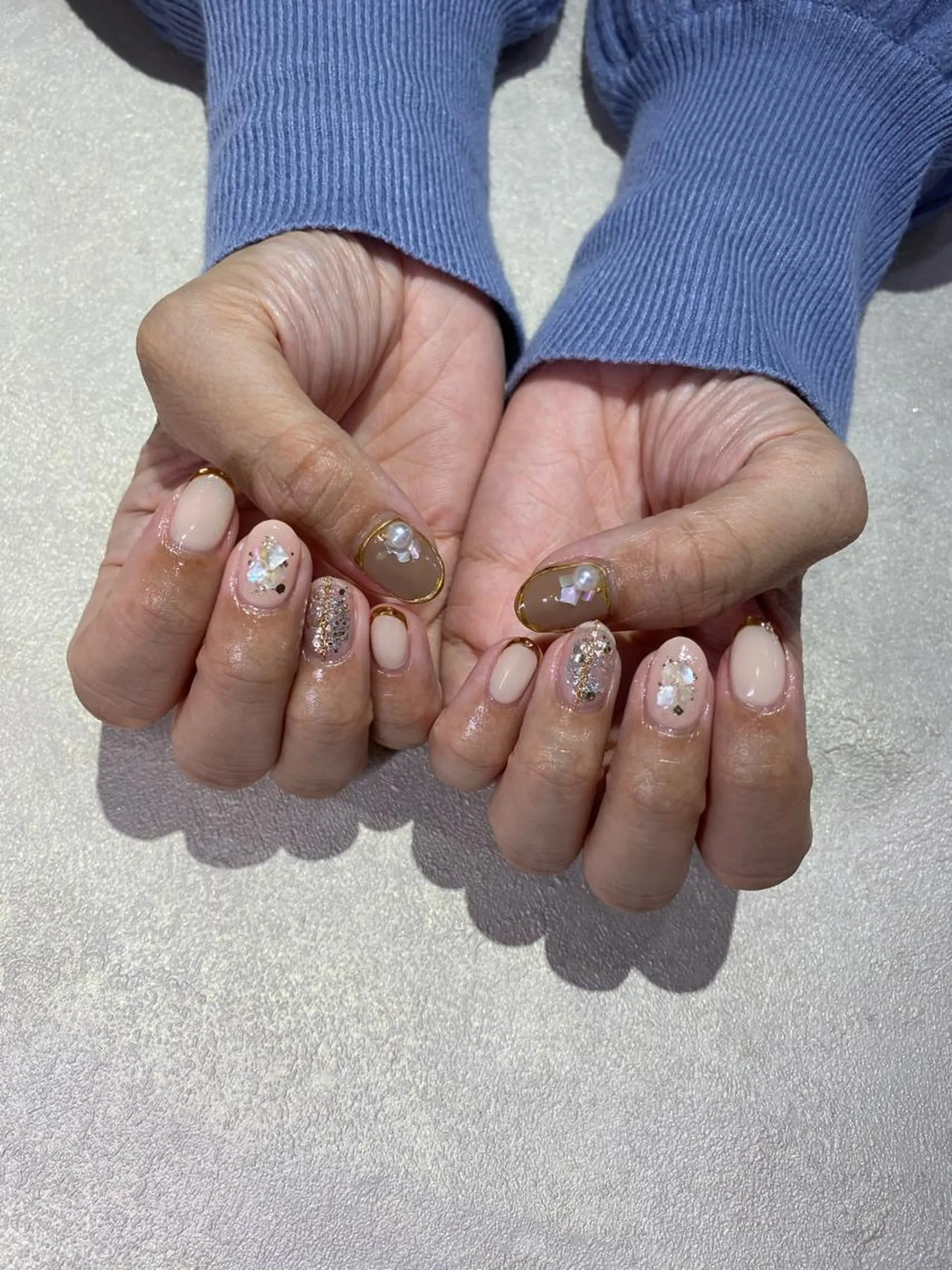 ネイル Amber21.所属・Nagahama Akariのネイルデザイン