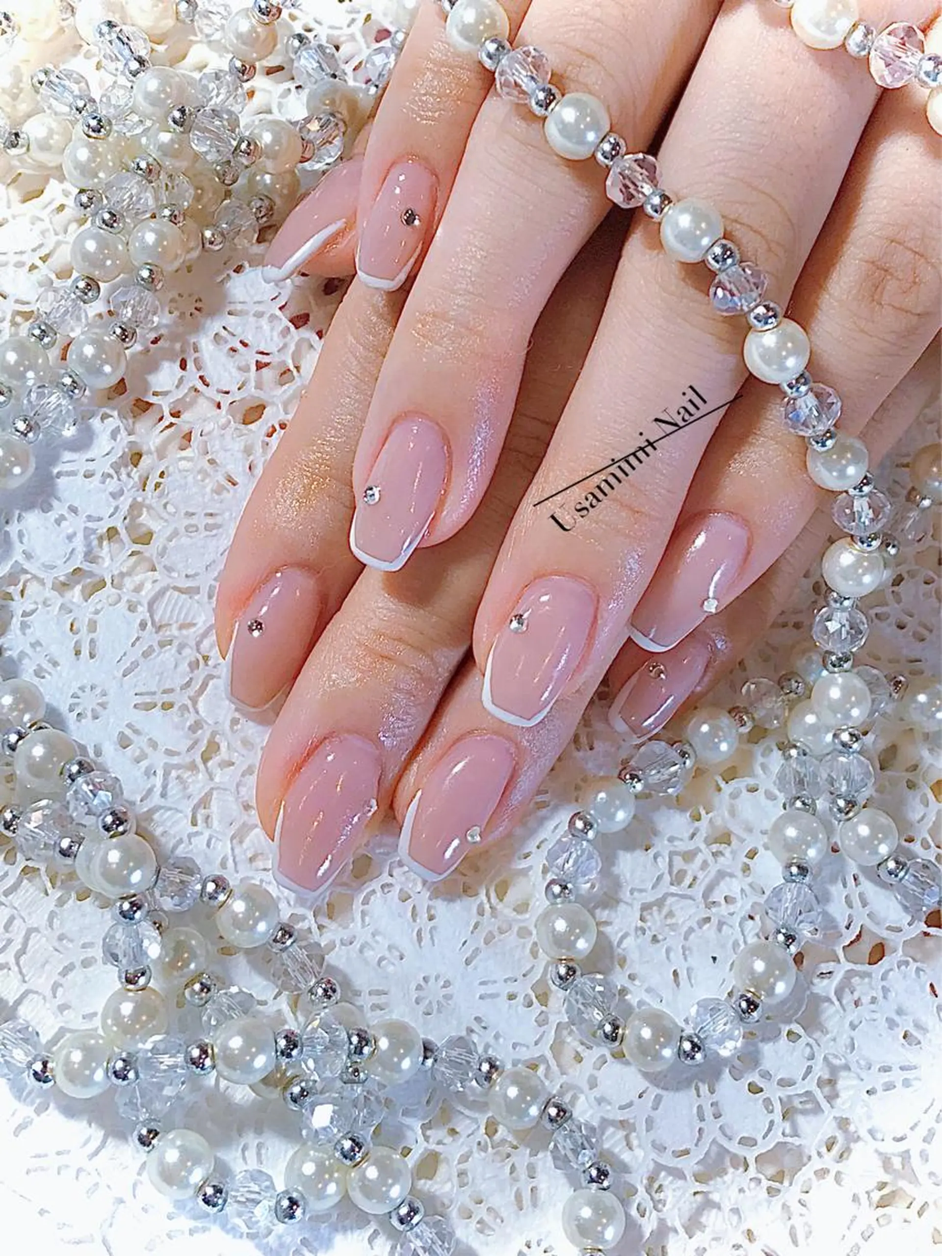 ミディアム ネイル USAMiMi 🐰💕のネイルデザイン