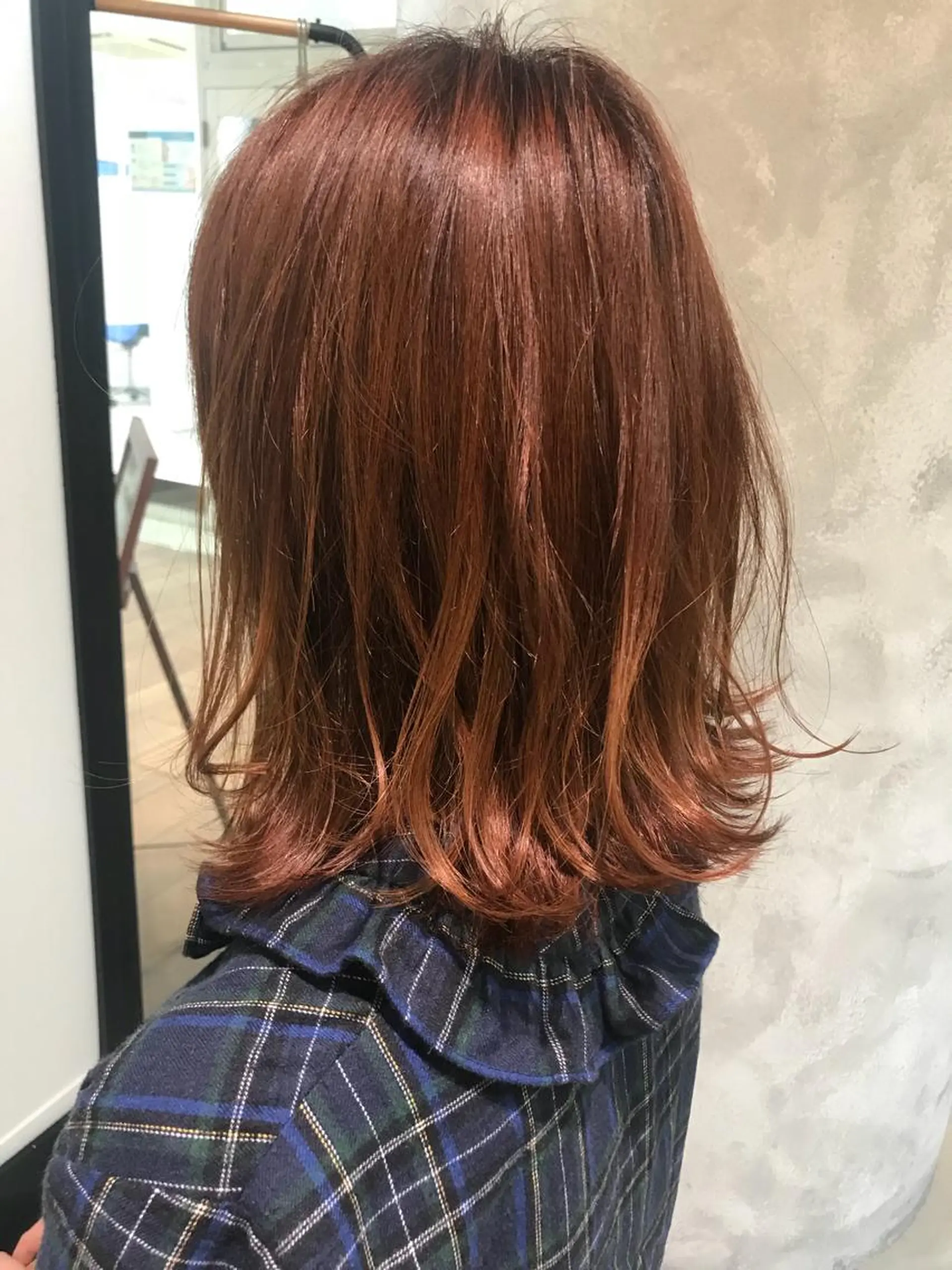 ミディアム カラー ベージュカラー オレンジ カット ヘアカラー トリートメント 松村 崇弘のヘアスタイル