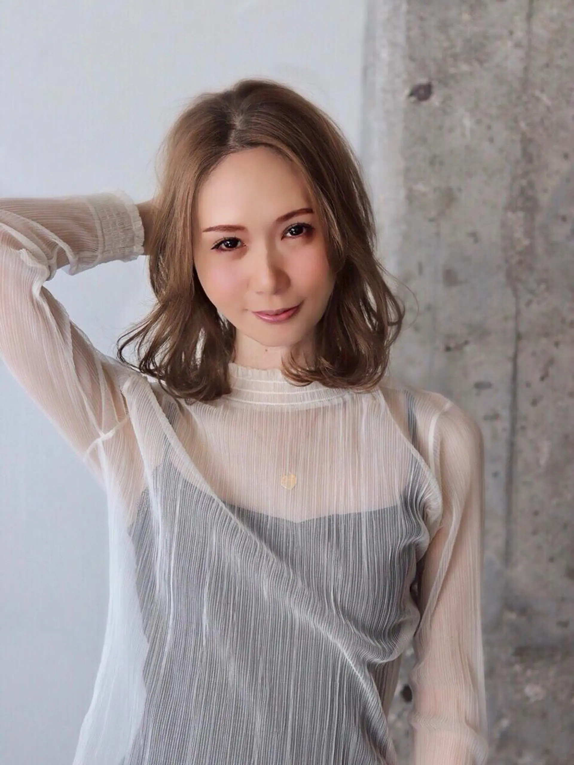 ミディアム カラー バレイヤージュ 黒髪 グラデーションカラー グレージュ ハイライトカラー カット ヘアカラー トリートメント 髪質改善🌈縮毛矯正 荻原　達矢のヘアスタイル