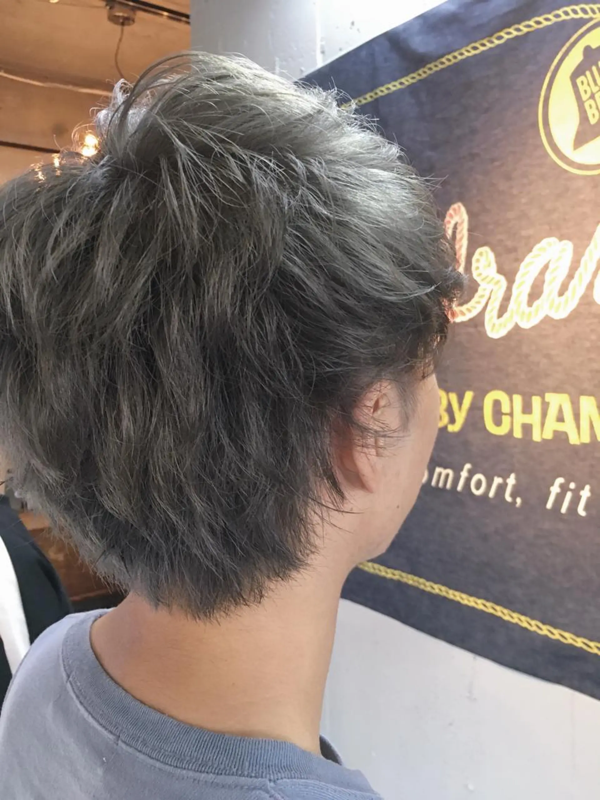 ショート カラー メンズ ヘアカラー トリートメント 代表 中島貴志のヘアスタイル