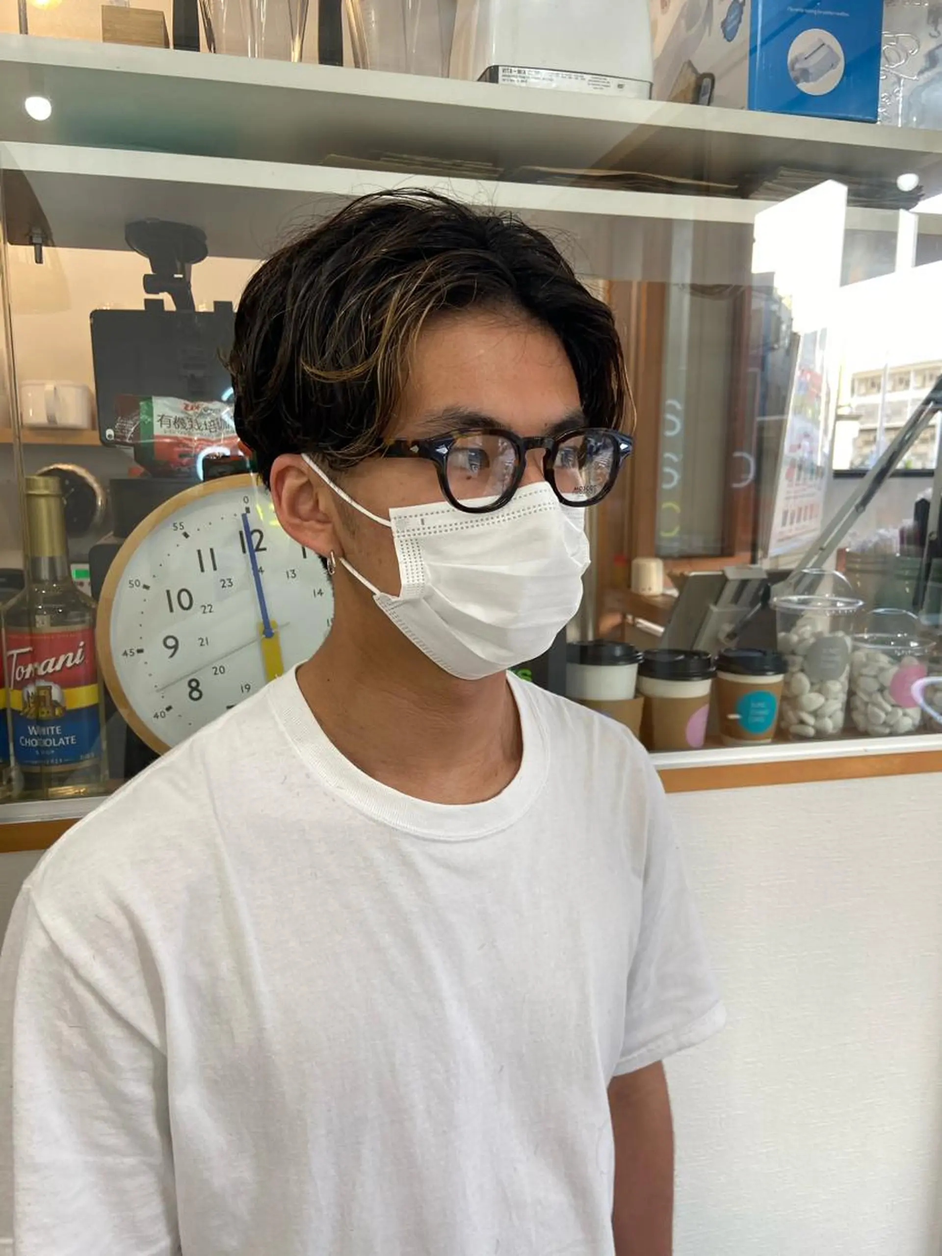 メンズ メンズハイライト SUNC🍀大熊 花奈絵🍀のヘアスタイル