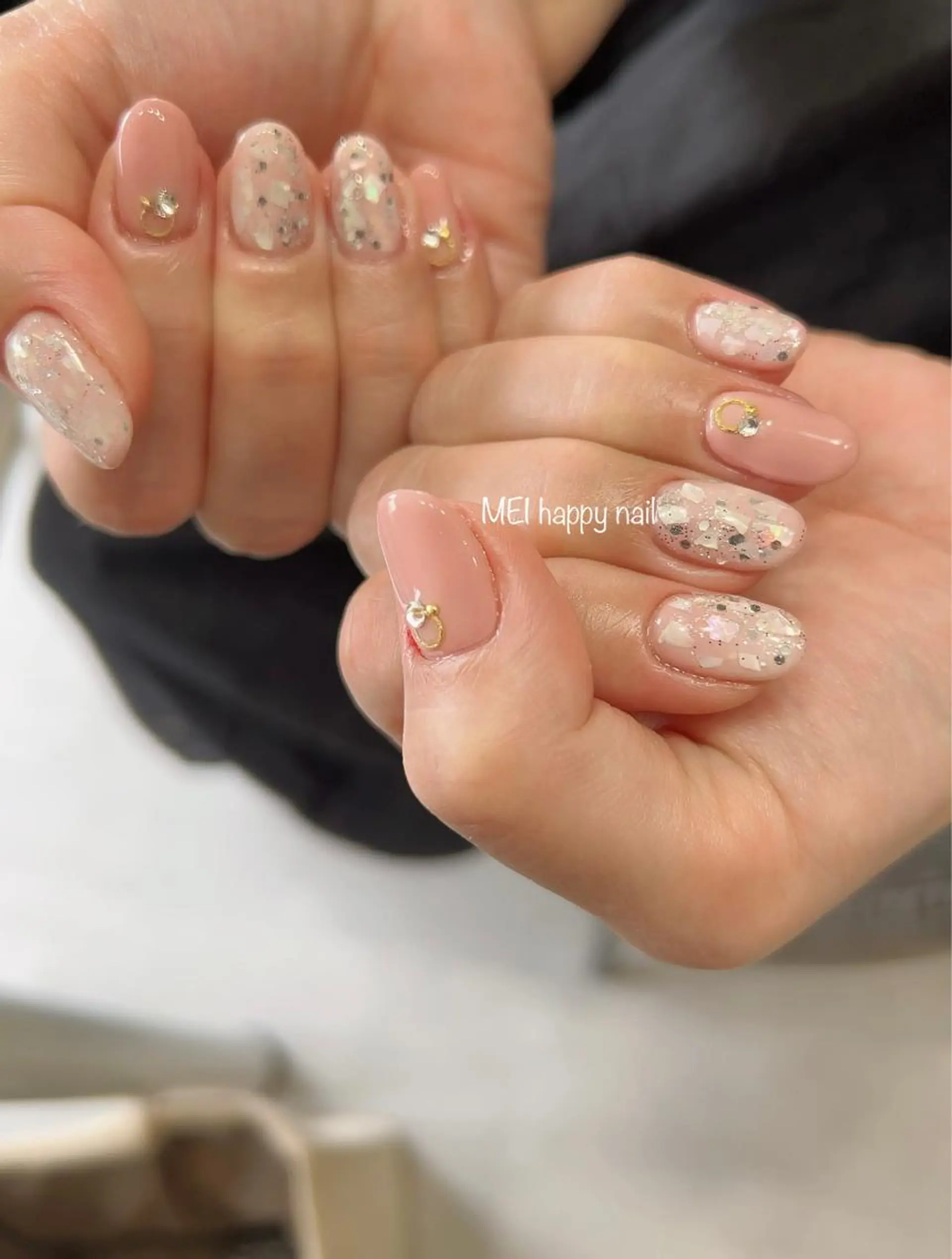 ネイル 北浦和 自爪育成ケアのネイルデザイン