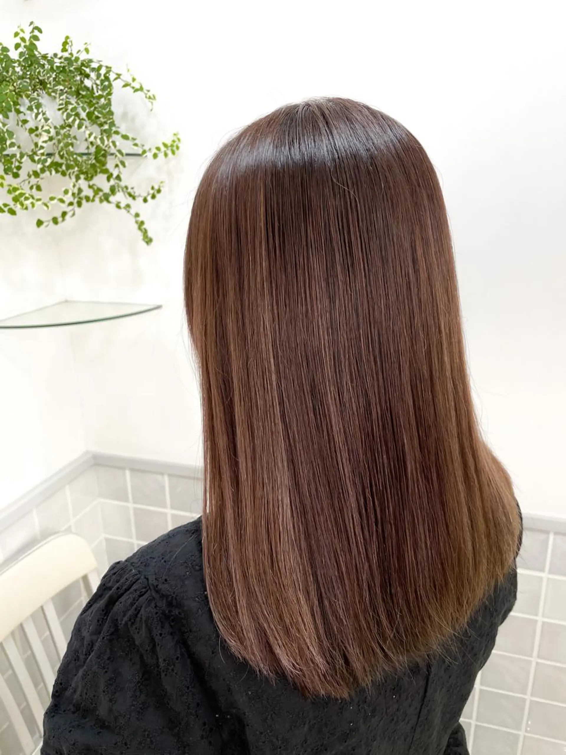 セミロング miyu 美髪縮毛矯正𓂃꙳⋆のヘアスタイル