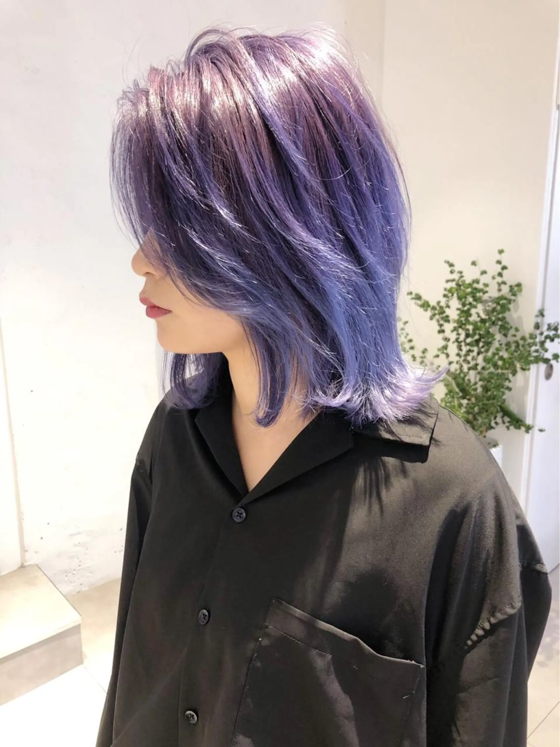 ミディアム カラー 🇰🇷カルマパーマ kaito🇰🇷のヘアスタイル